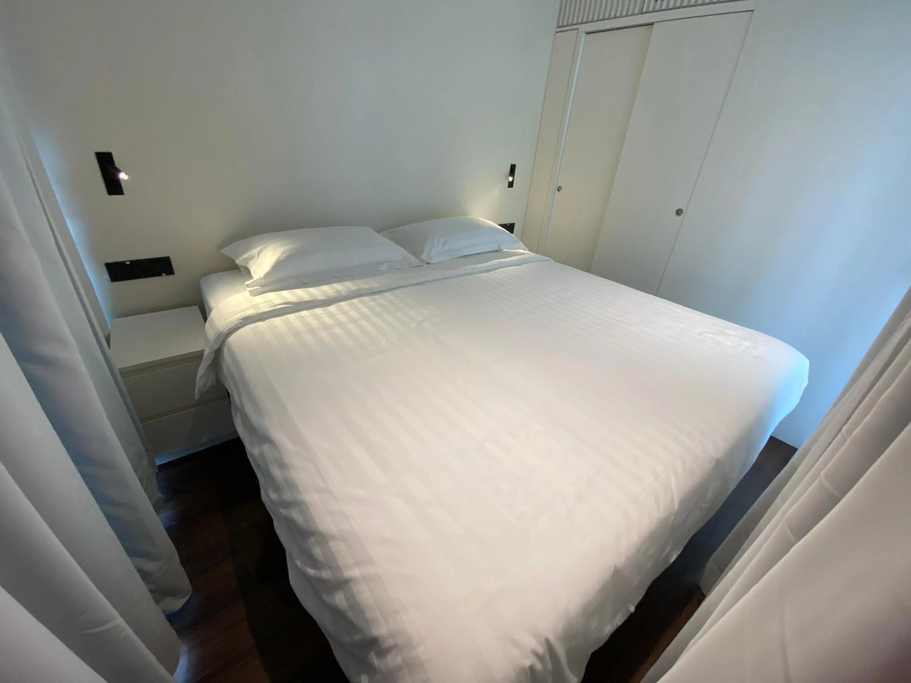 Bed in Shipping Container Hotel At One-north