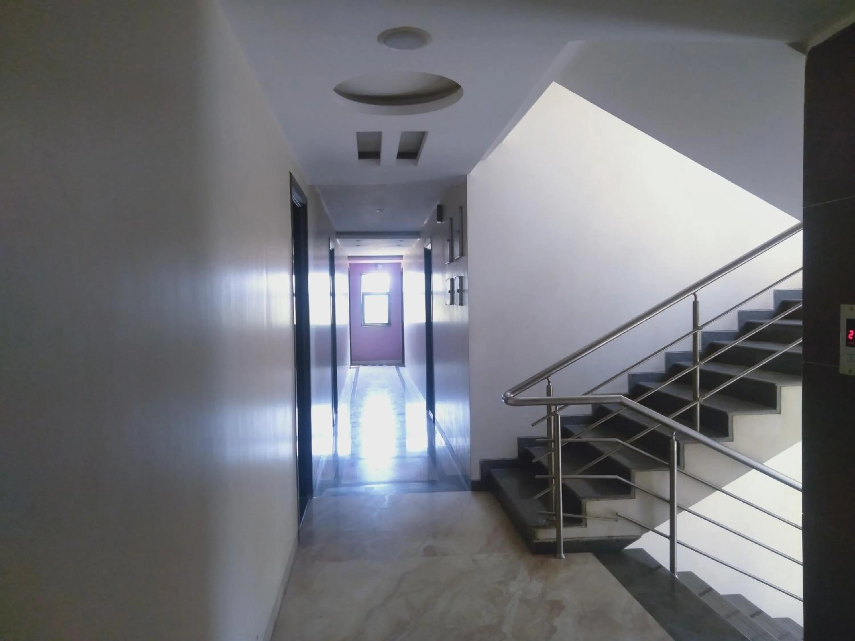 Inner courtyard view in Sai Heera Residency Shirdi