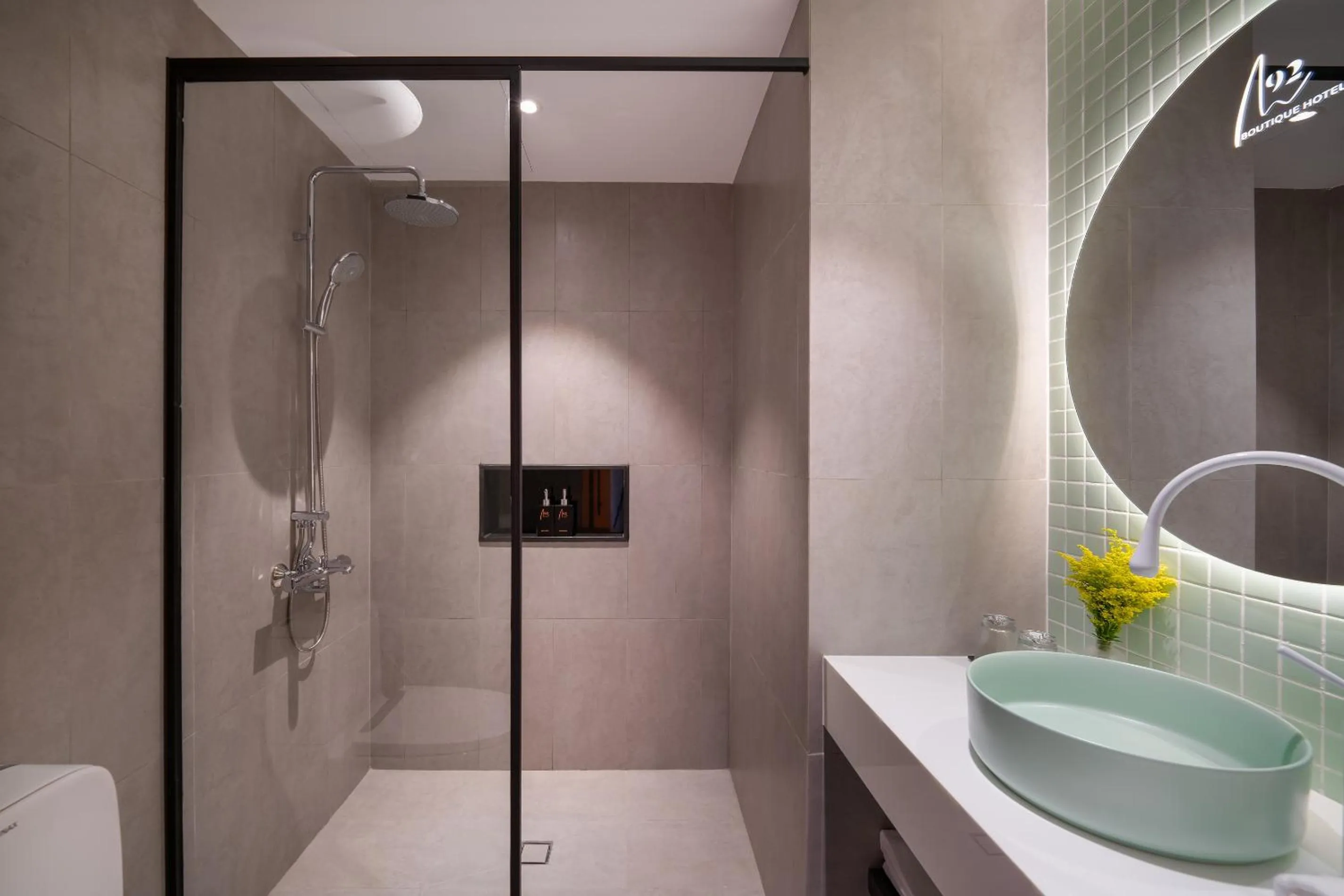 Bathroom in M92 Boutique Da Nang Beach Hotel