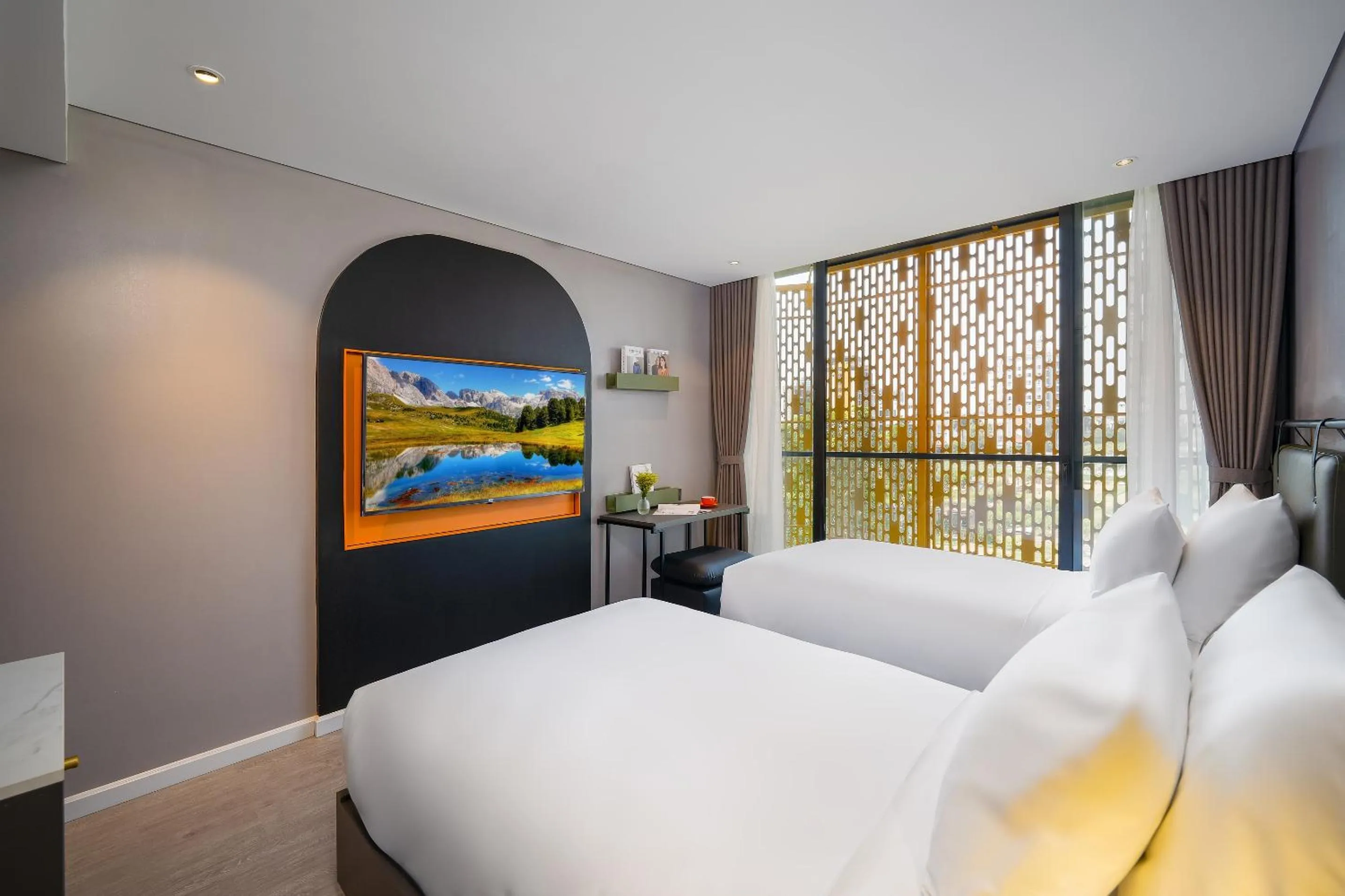 Photo of the whole room, Bed in M92 Boutique Da Nang Beach Hotel