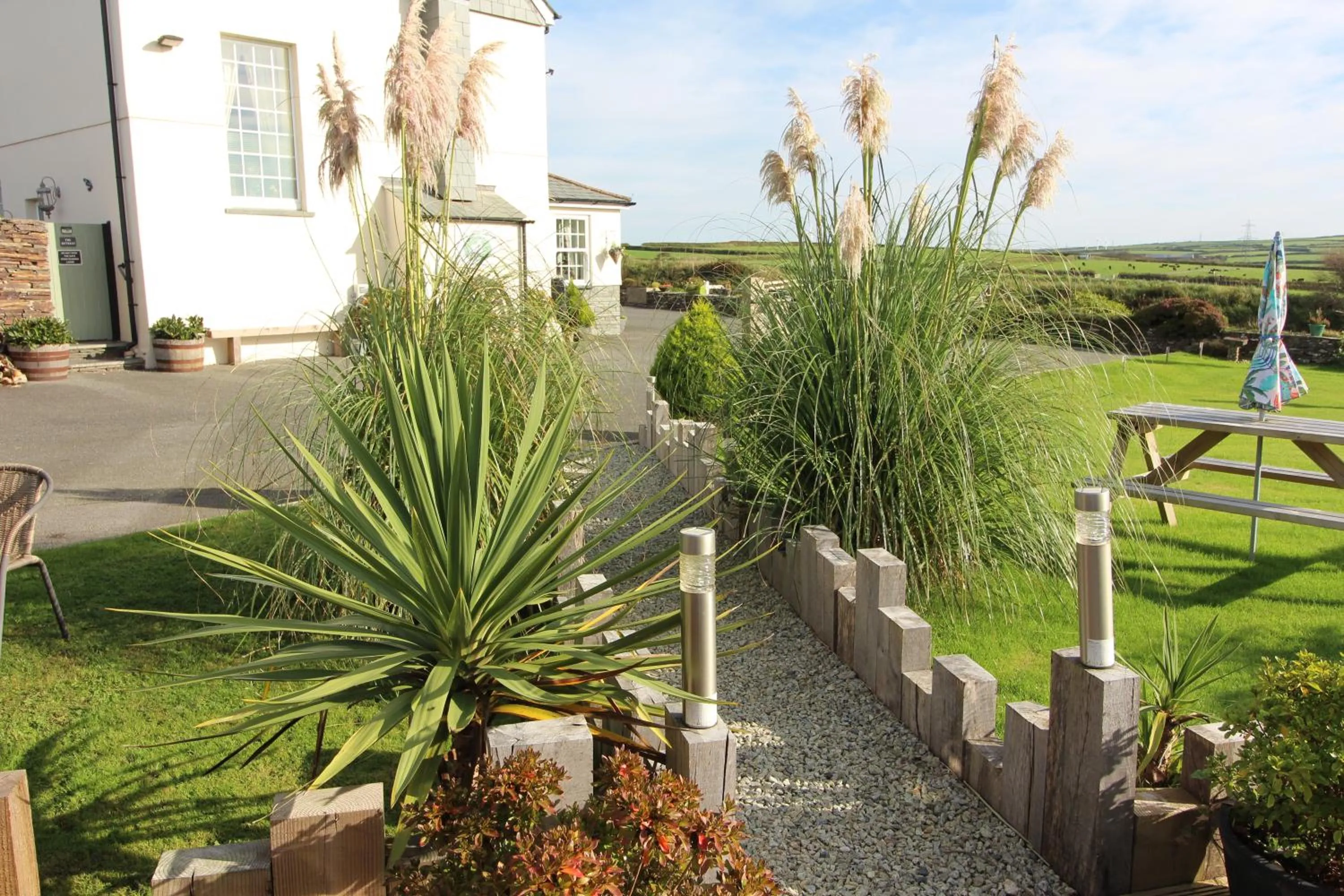 Garden in Melorne Farm Guest House