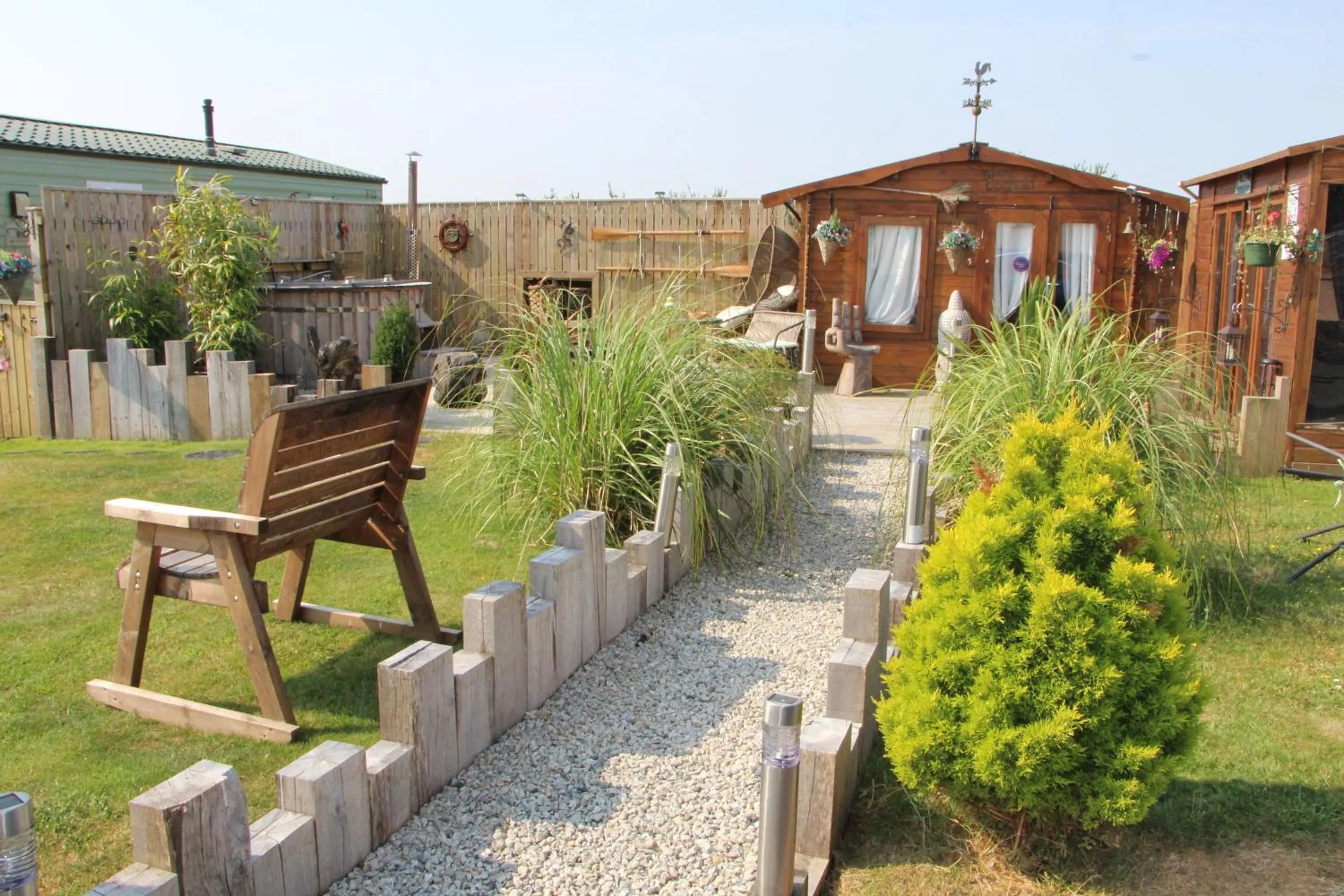 Garden in Melorne Farm Guest House