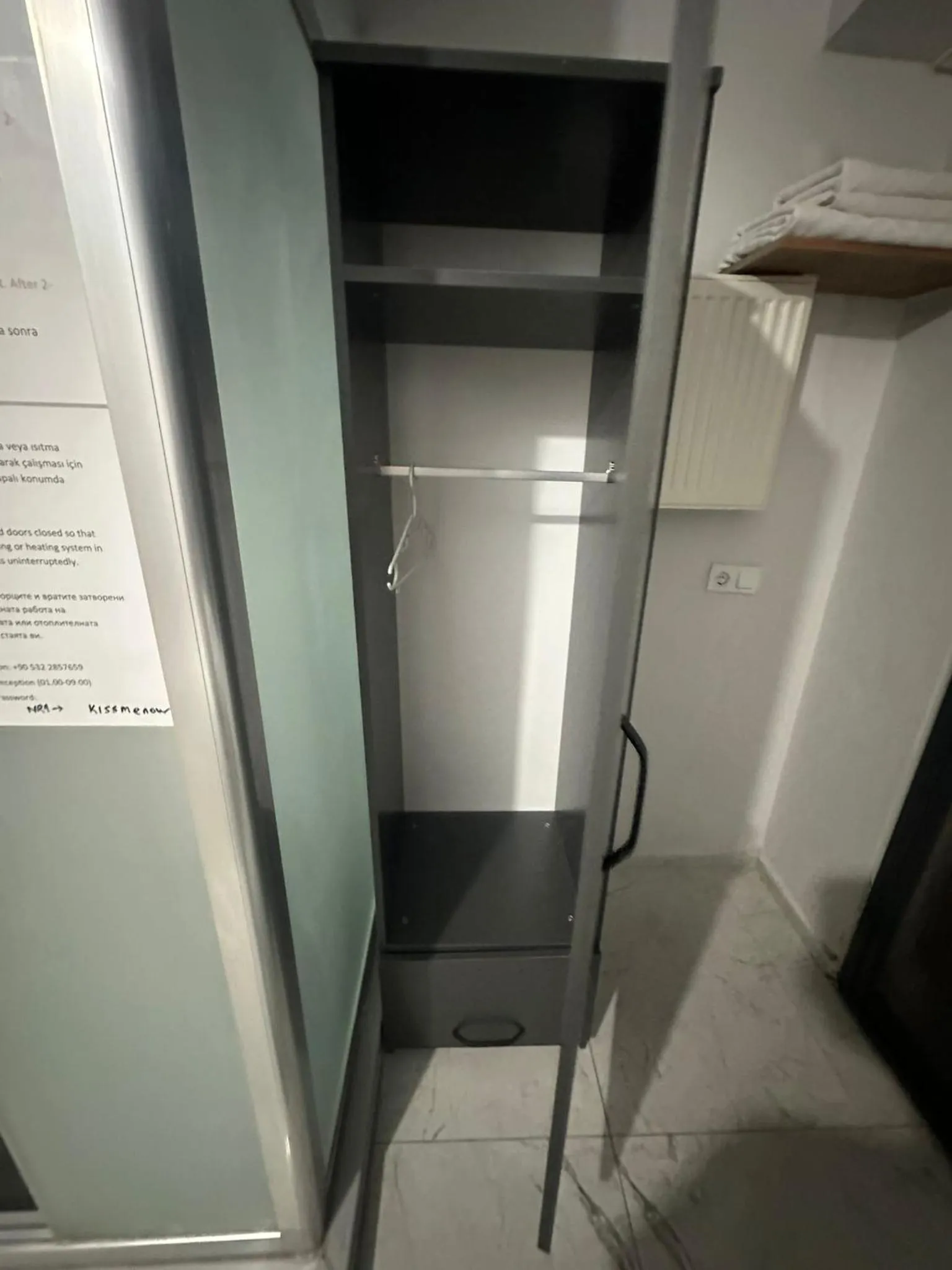 wardrobe in NR1 HOTEL