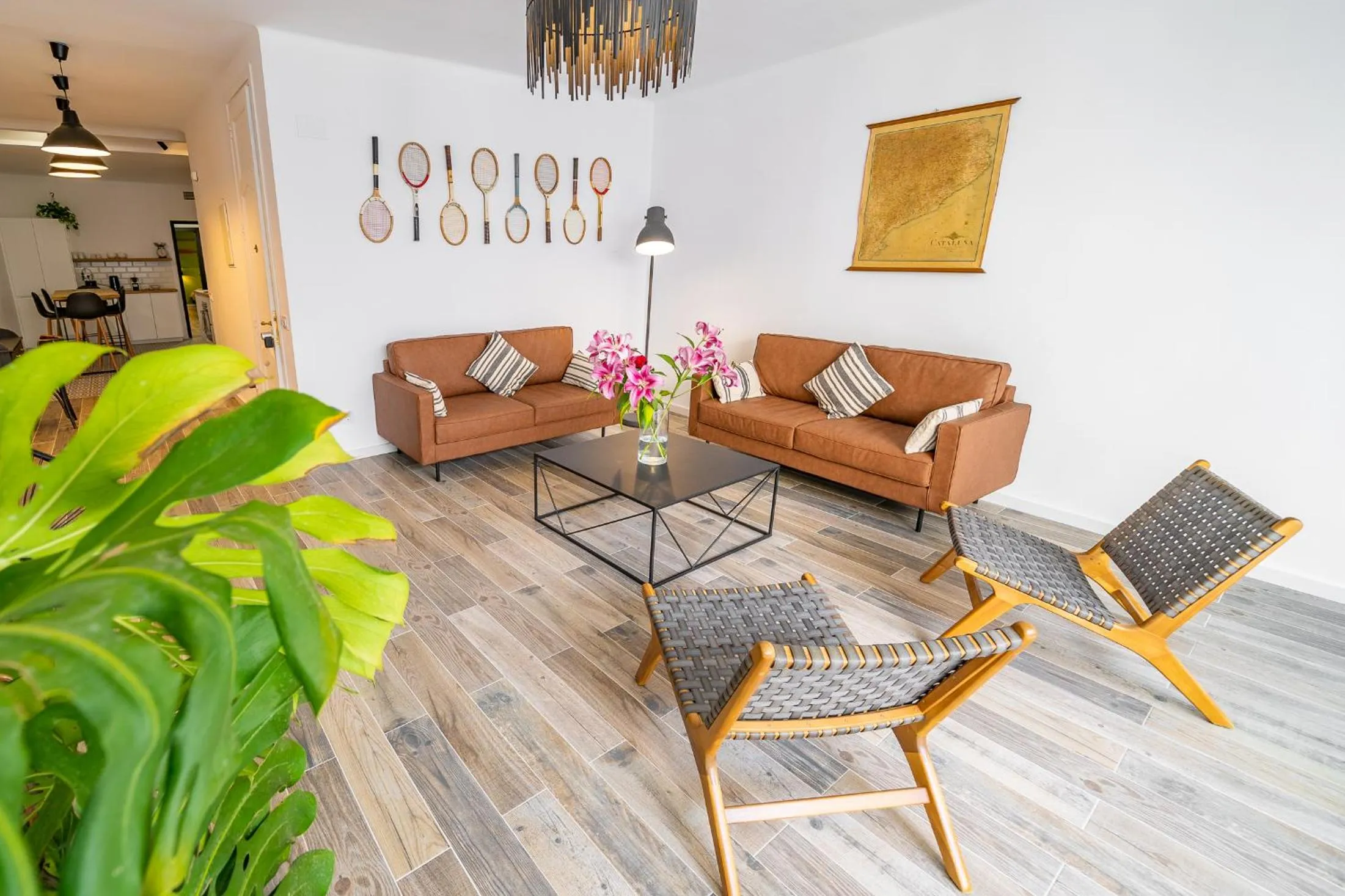 Living room in CAN MARTINEZ Calella Beach Boutique Apartment