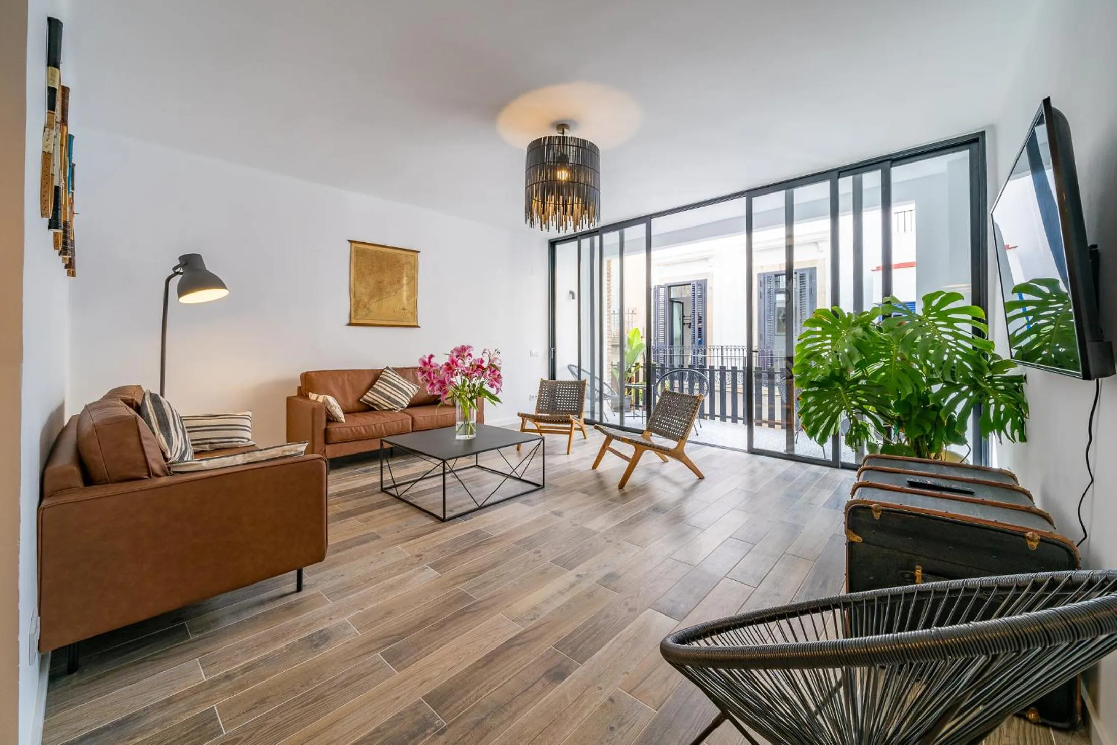 Living room in CAN MARTINEZ Calella Beach Boutique Apartment