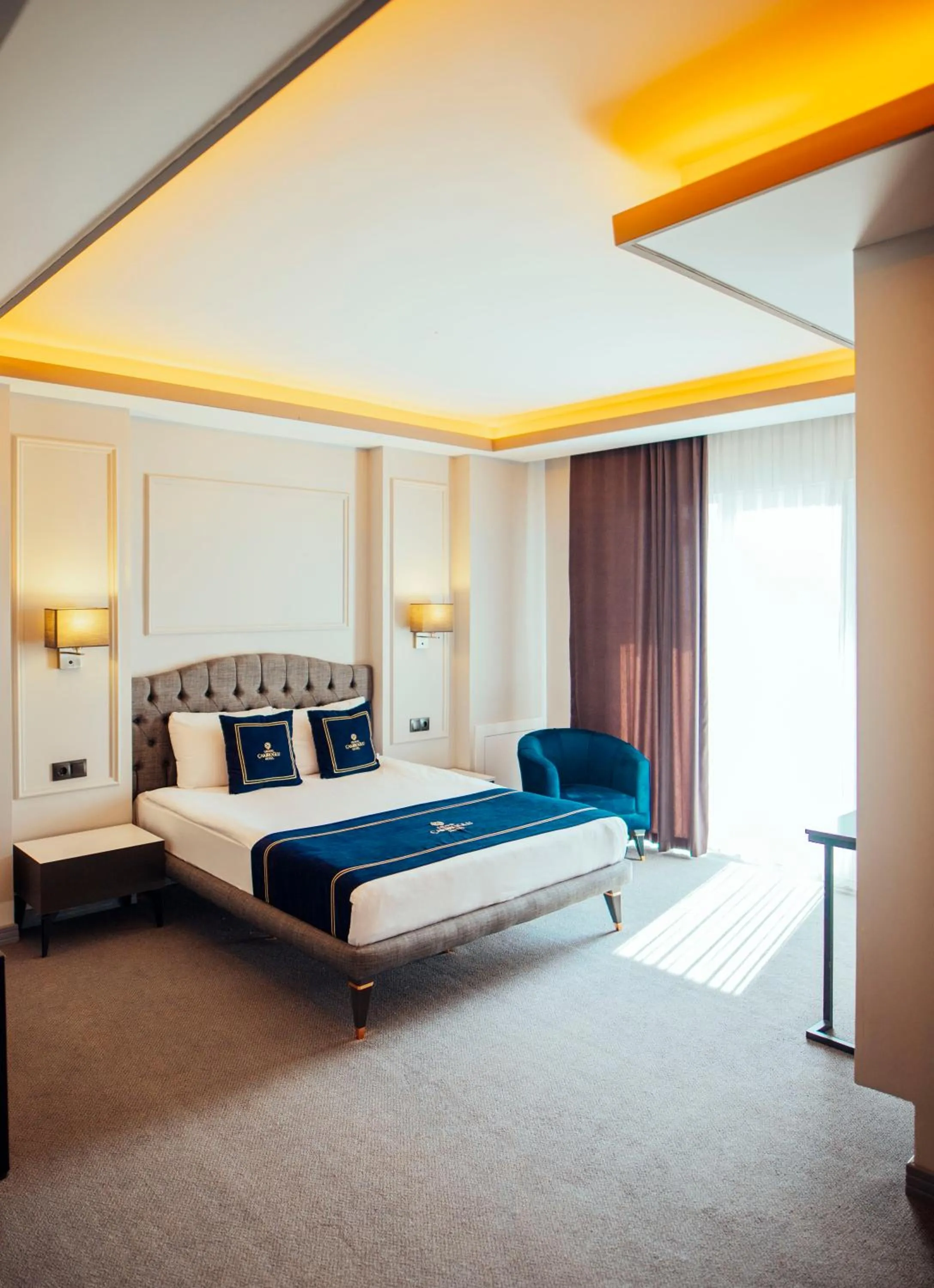 Bed in GRAND ÇAKIROĞLU HOTEL