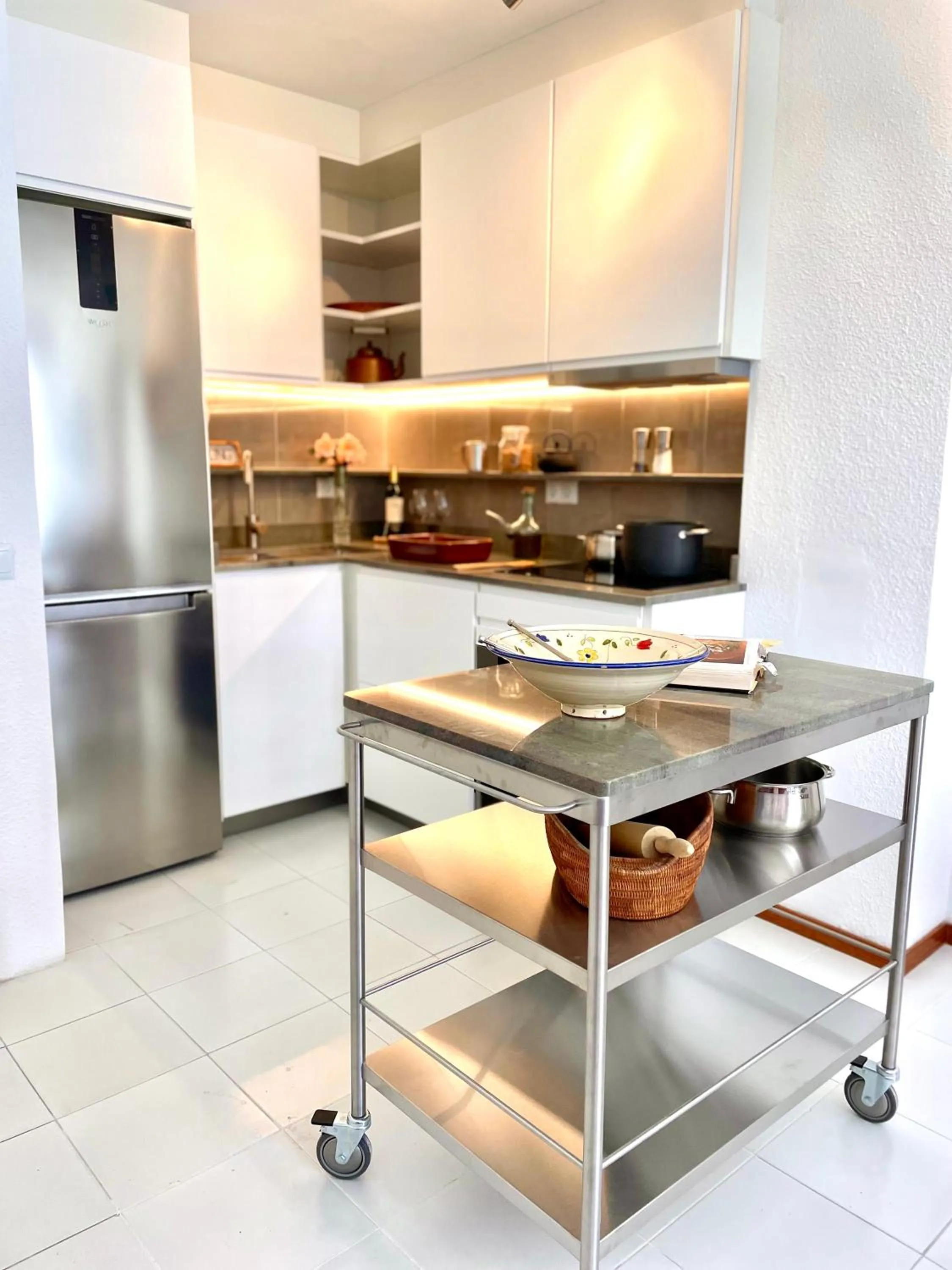 Kitchen or kitchenette in Villa Alexia- APARTMENT AQUA - Puerto Pollensa