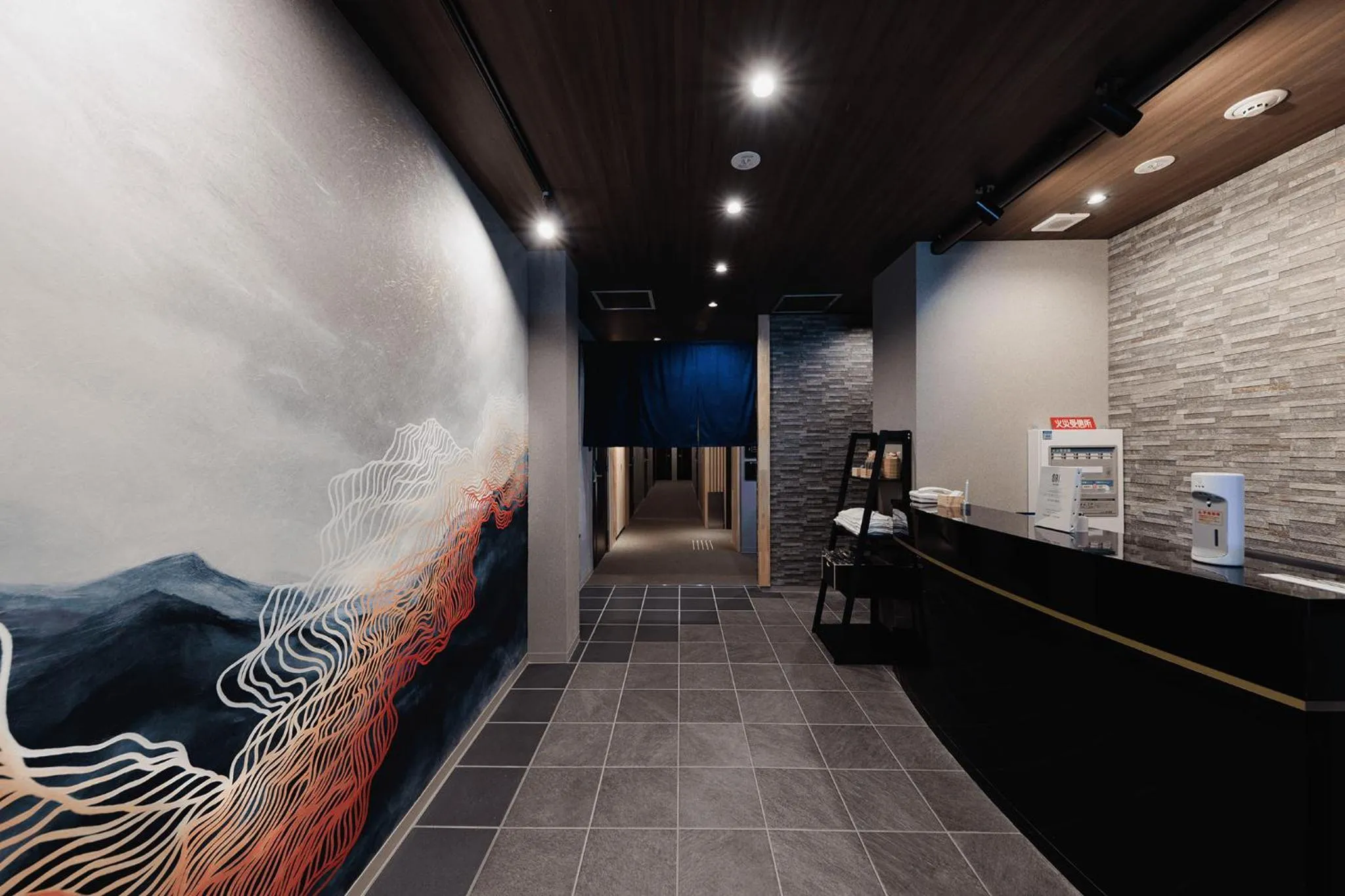 Lobby or reception in ORI Rokkaku