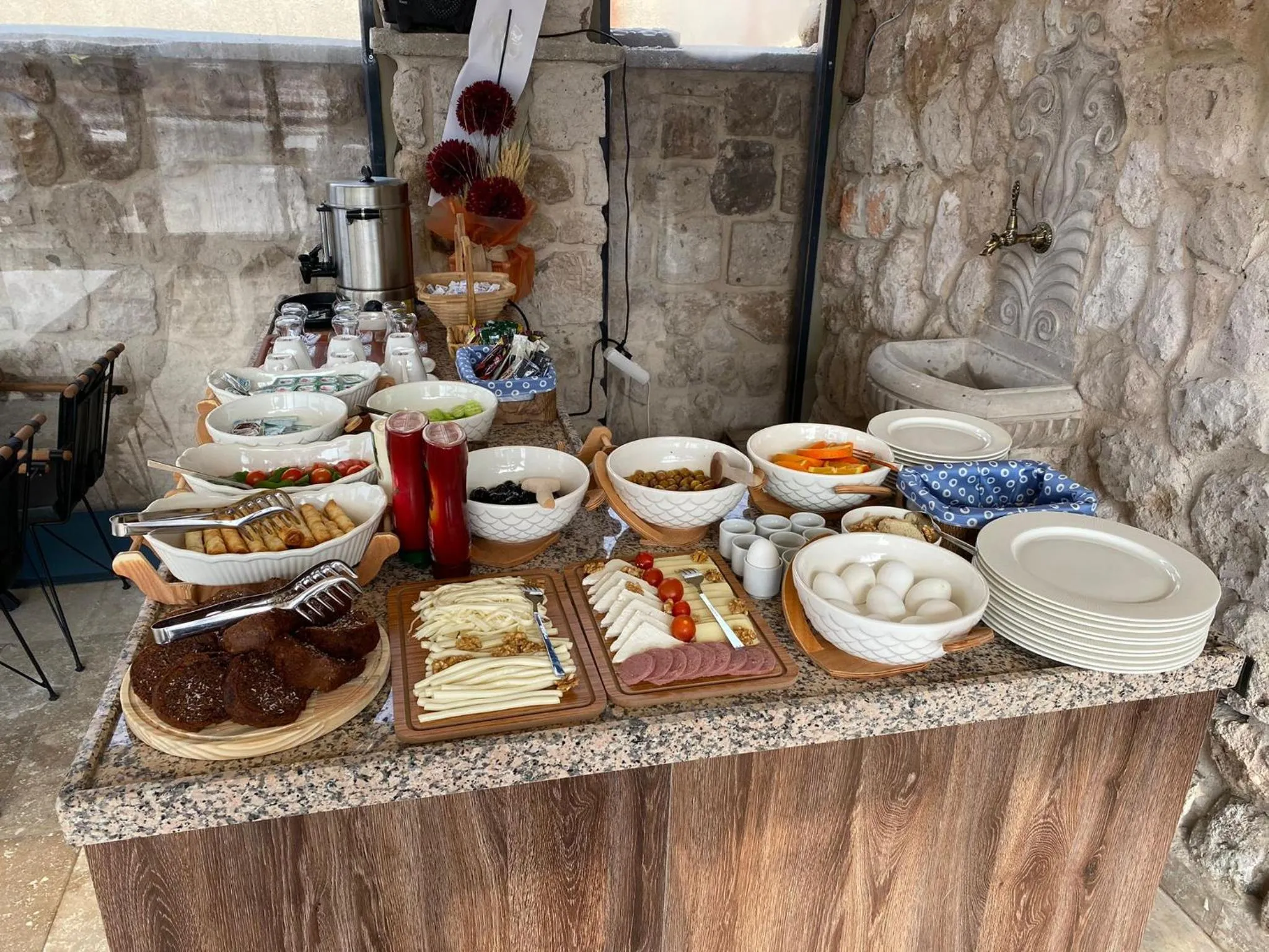 Breakfast in Akritis Cappadocia House