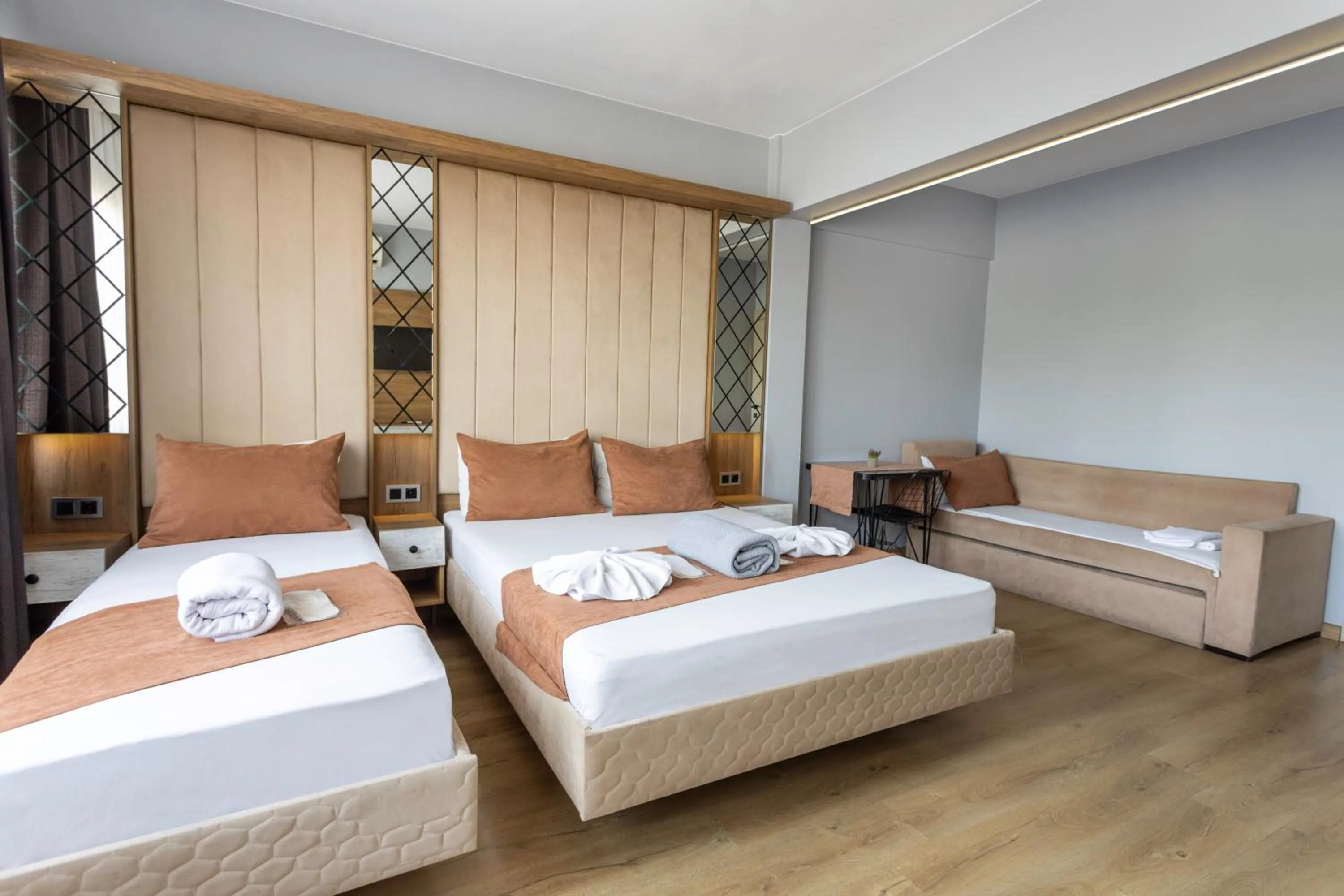 Bed in Lumina Boutique Hotel