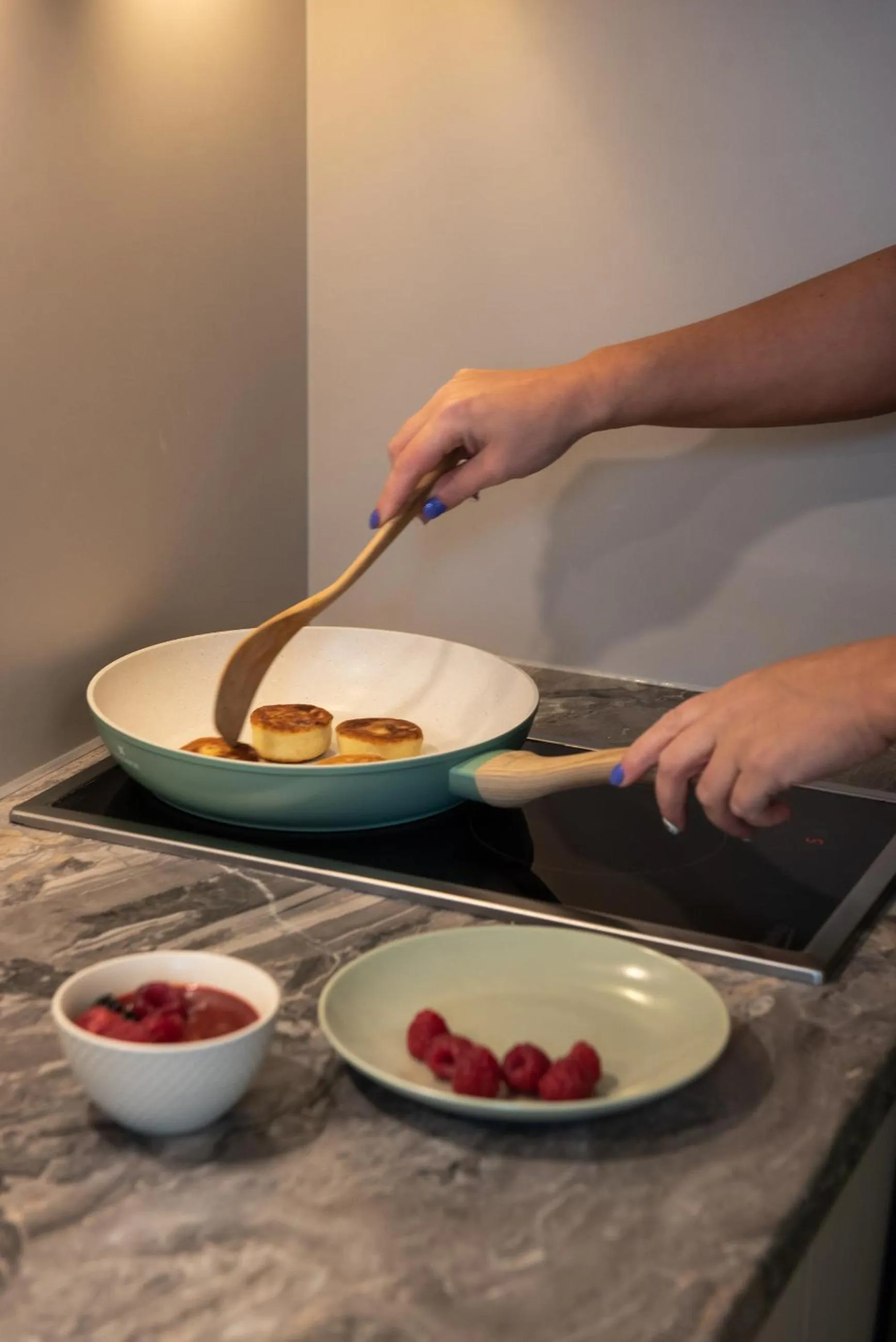 kitchen in Aparthotel Amella