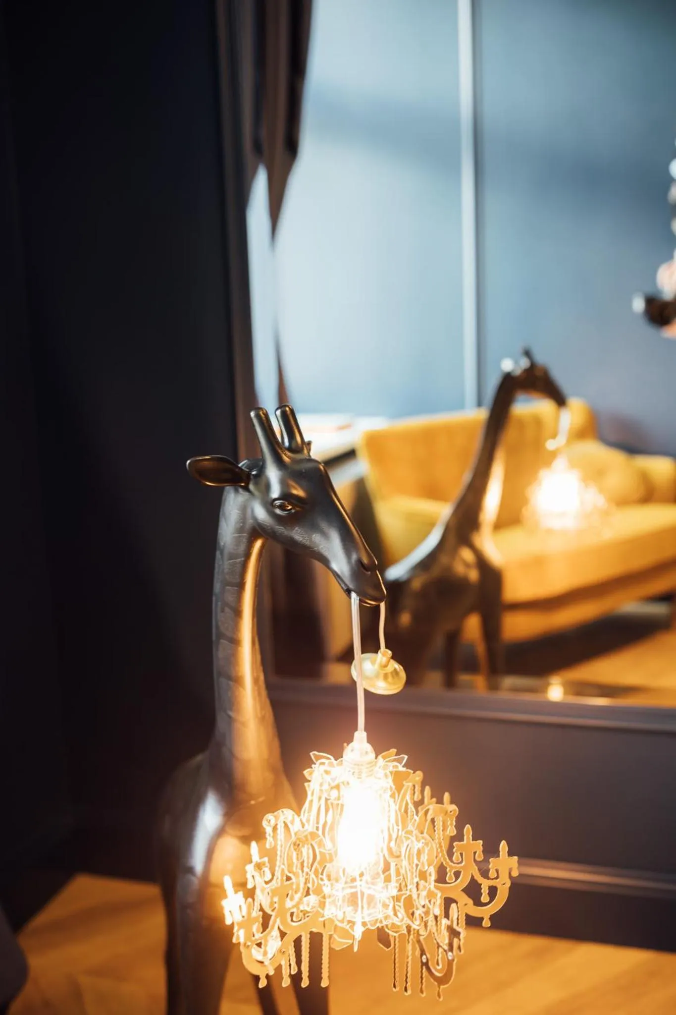 Seating area, Bed in Aparthotel Amella