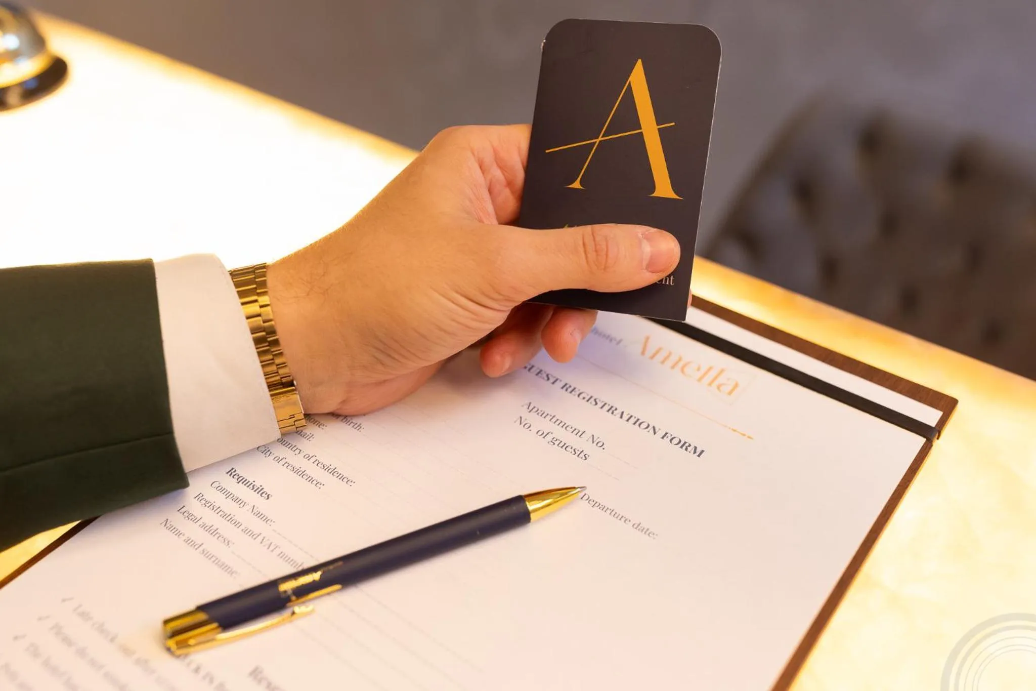 Lobby or reception in Aparthotel Amella