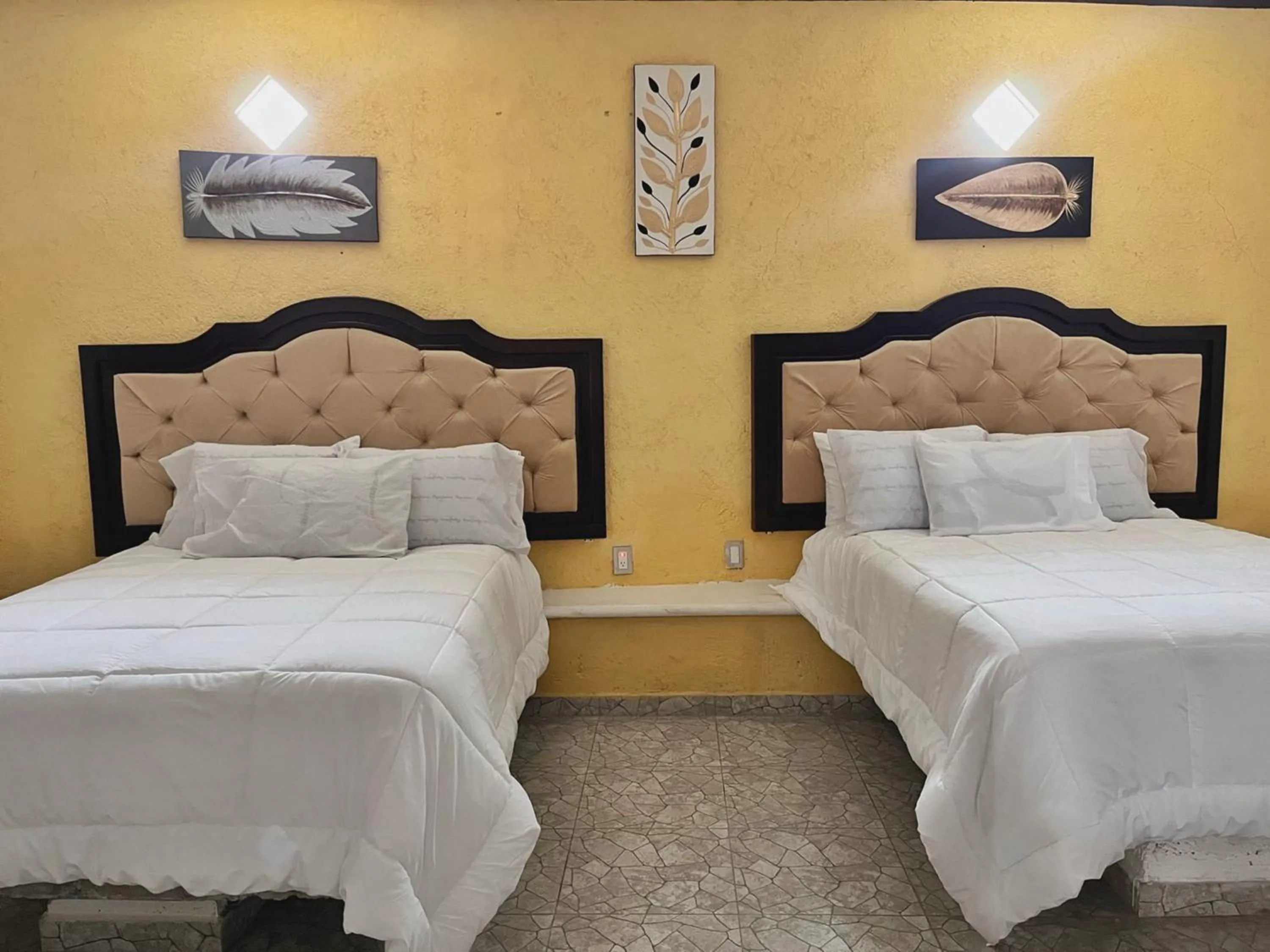 Bed in Hotel Peña Florencia