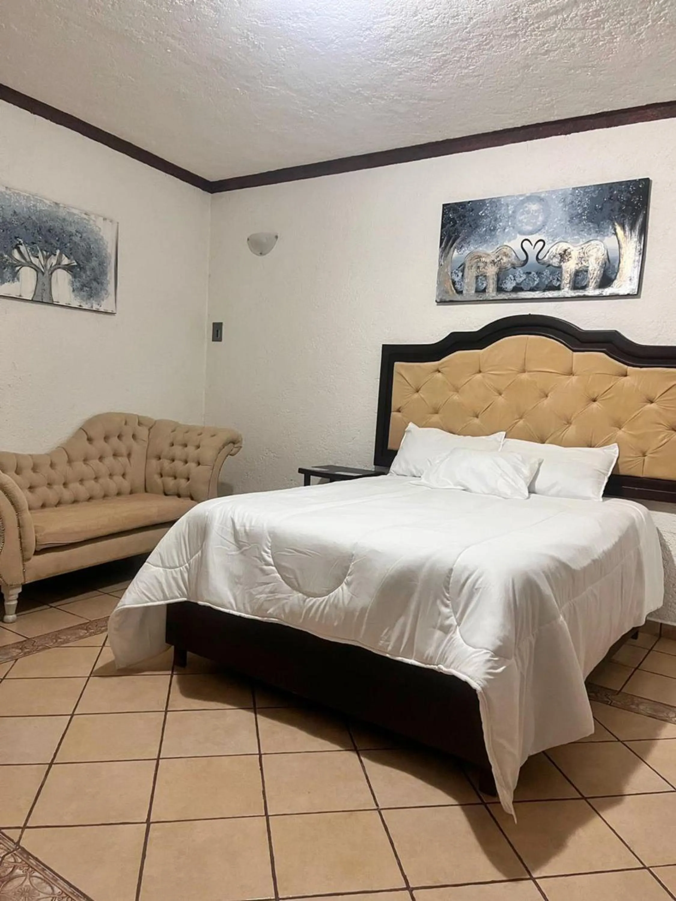 Bed in Hotel Peña Florencia