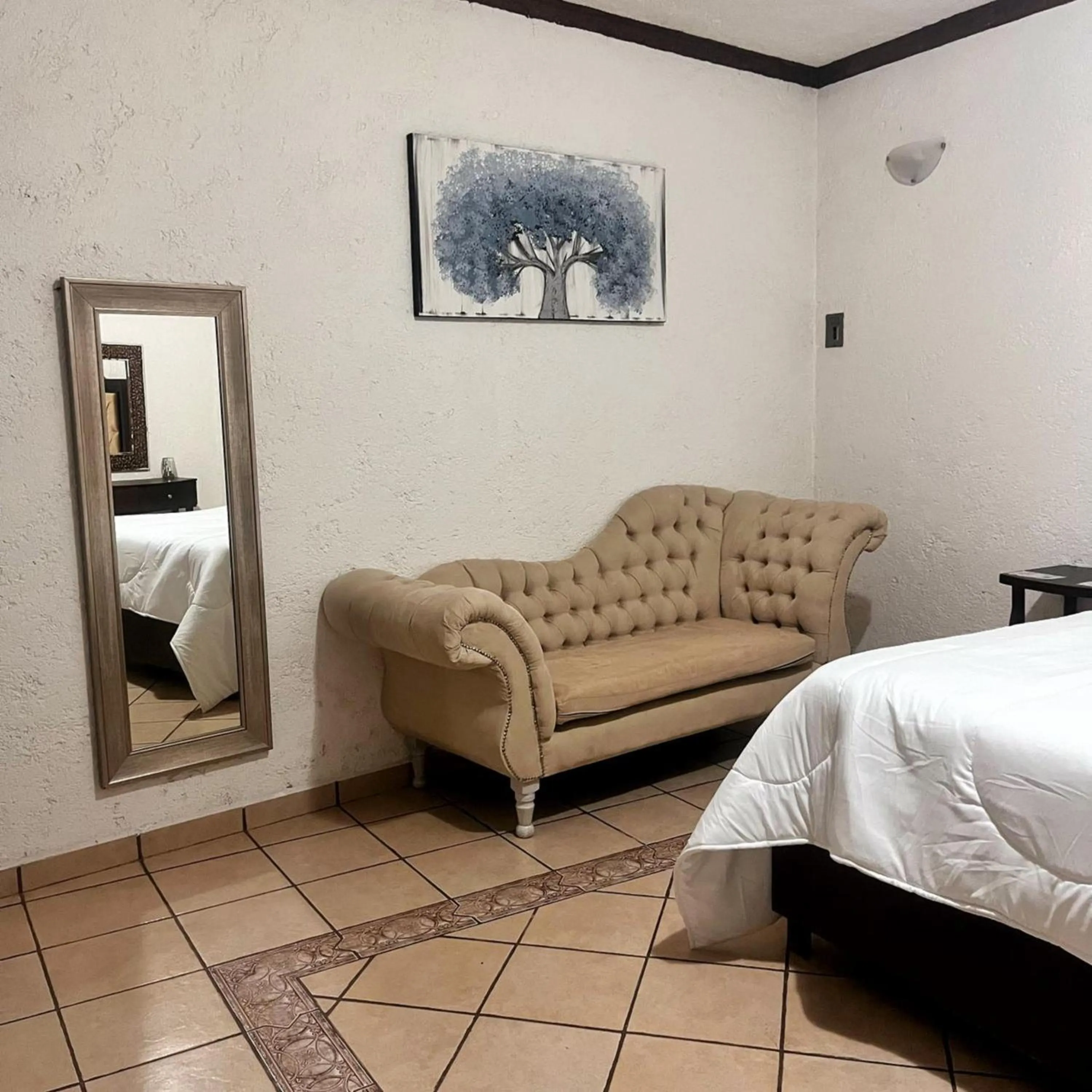 Bed in Hotel Peña Florencia