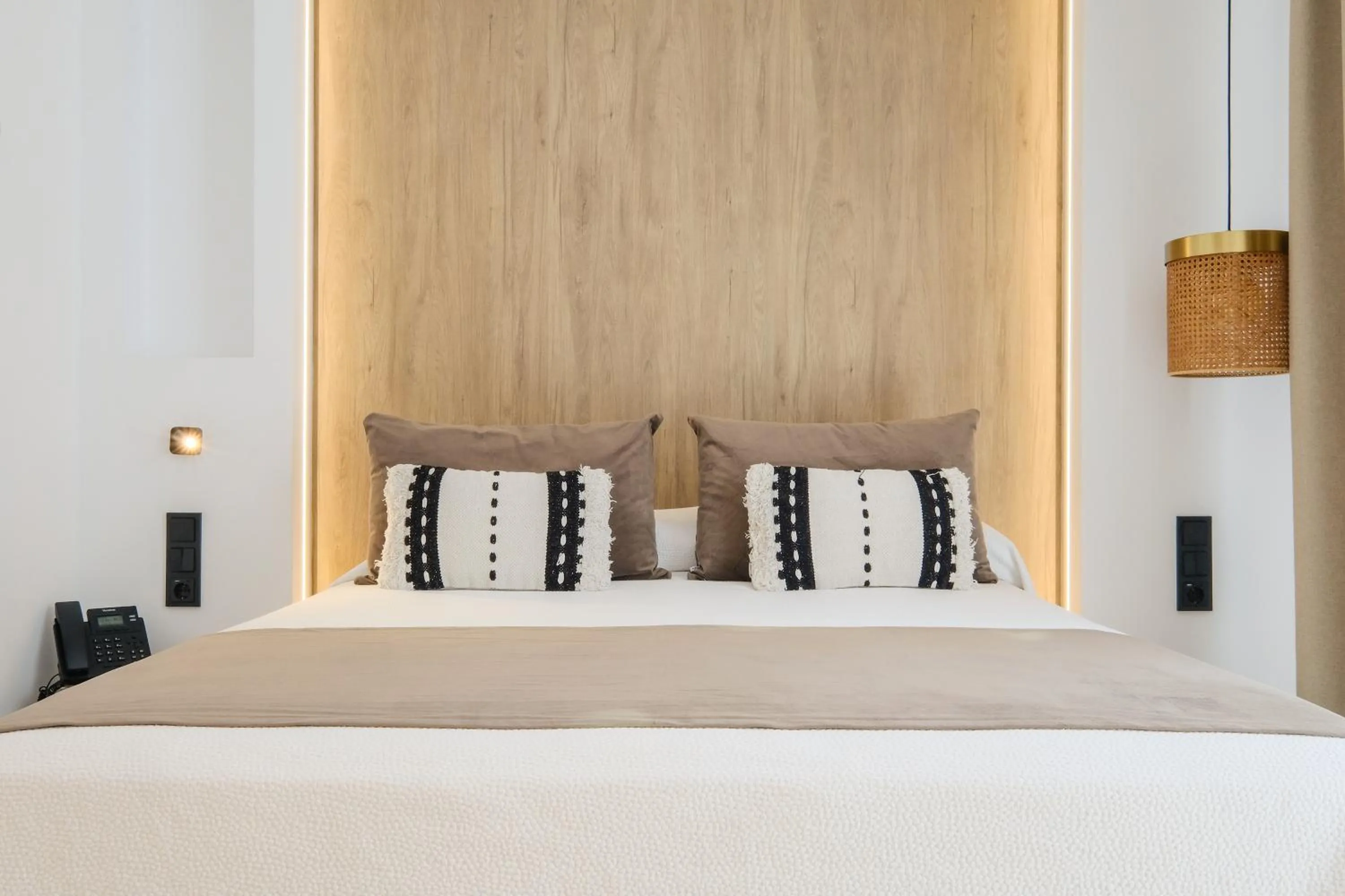 Photo of the whole room, Bed in M. HOTEL