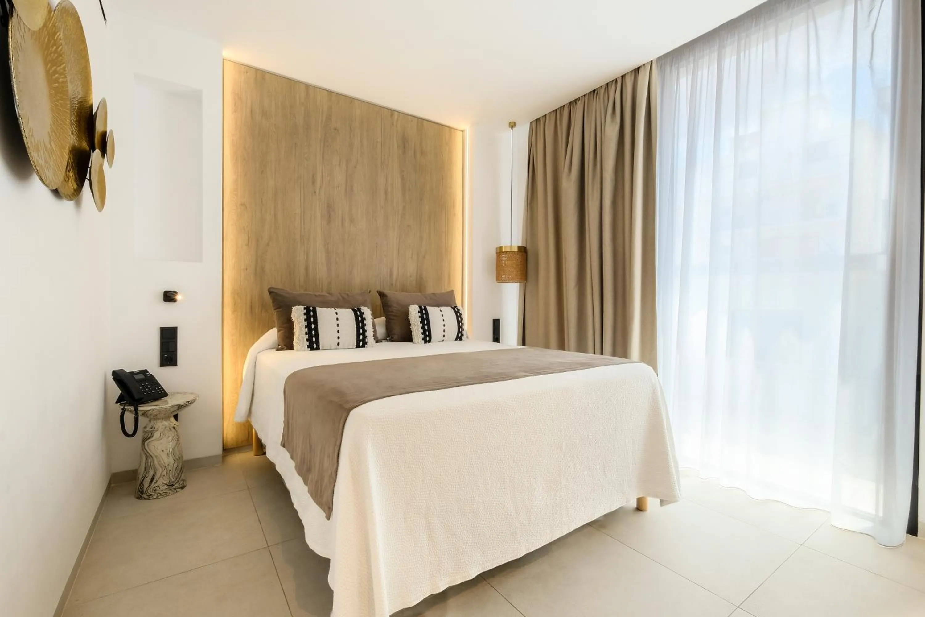 Photo of the whole room, Bed in M. HOTEL