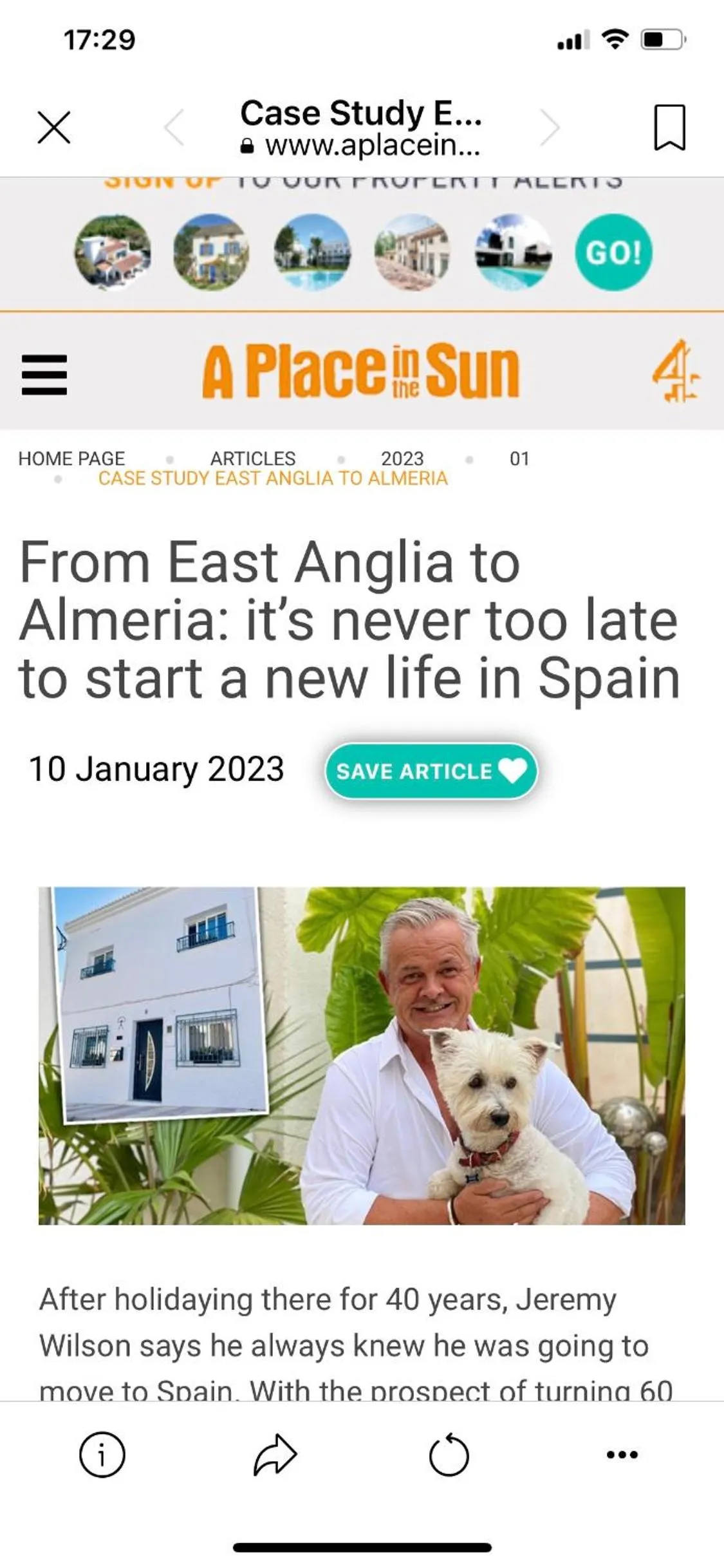 Text overlay in Casa Dolly Boutique B&B