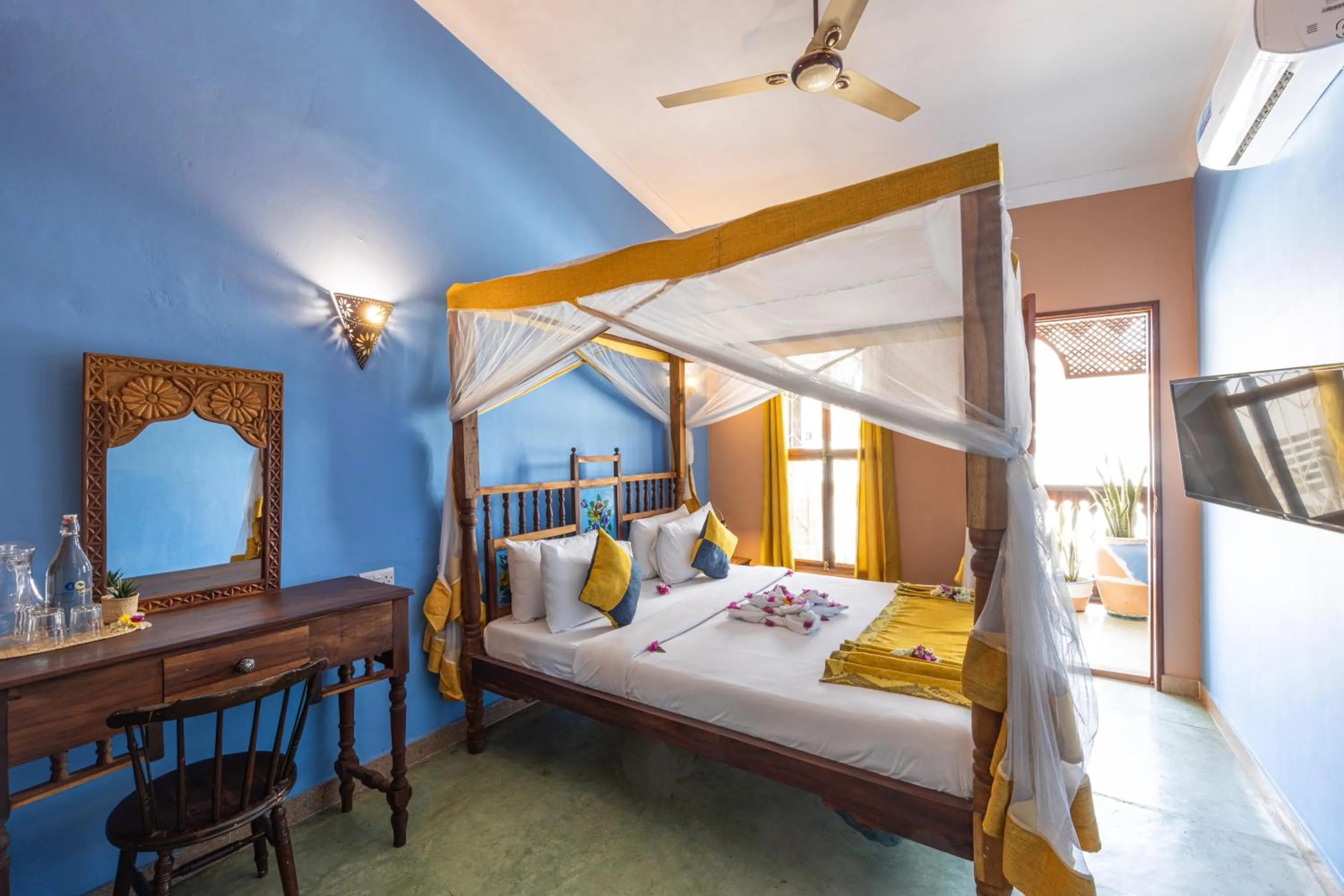 Bed in Shaba Boutique Hotel