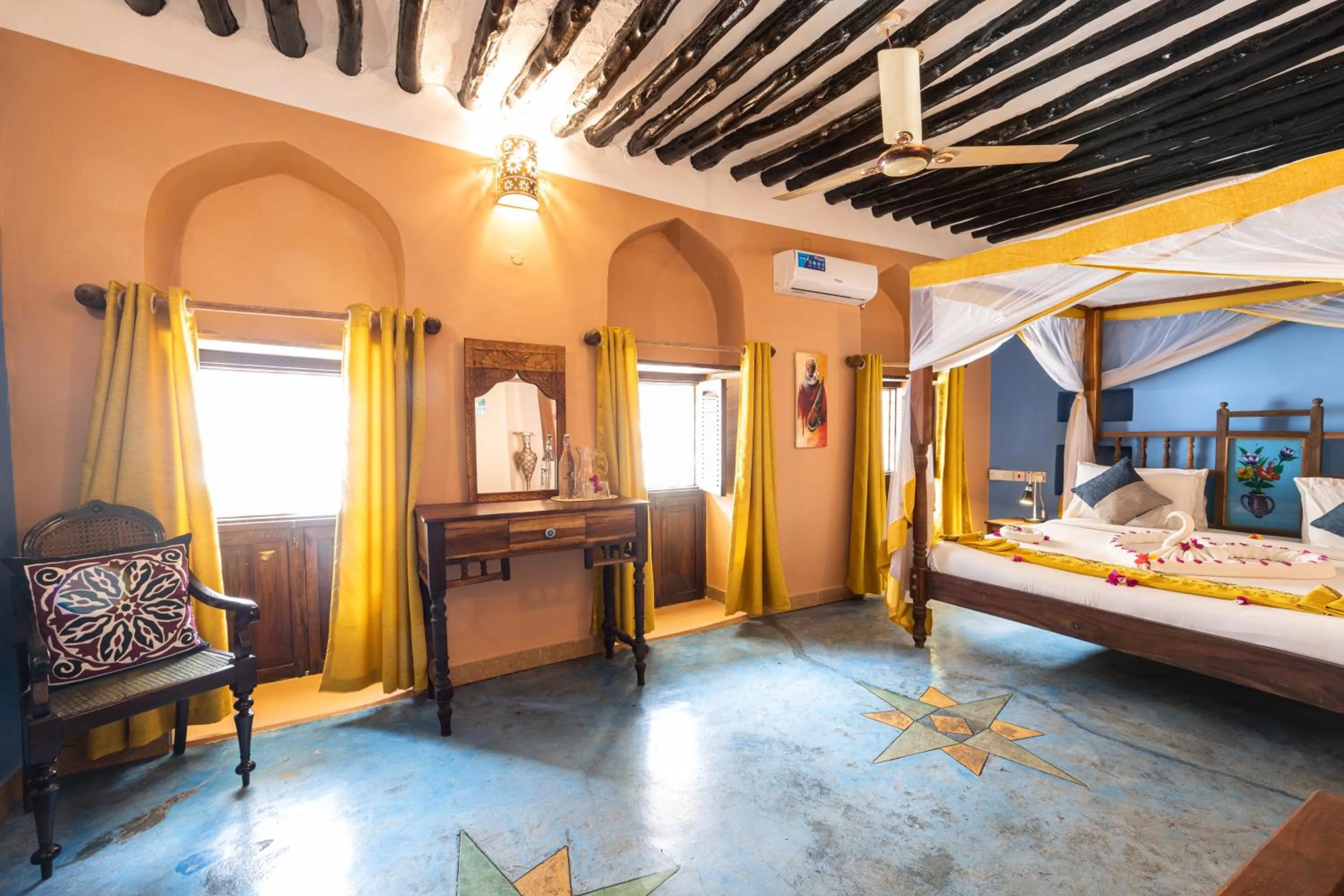 Bed in Shaba Boutique Hotel