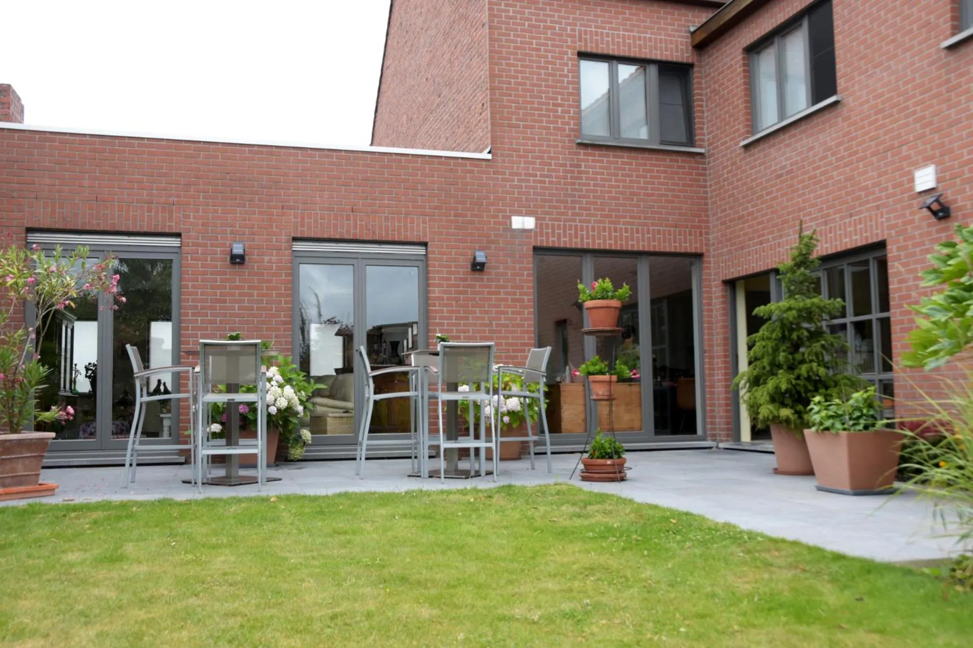 Patio in B&B Coup de Coeur