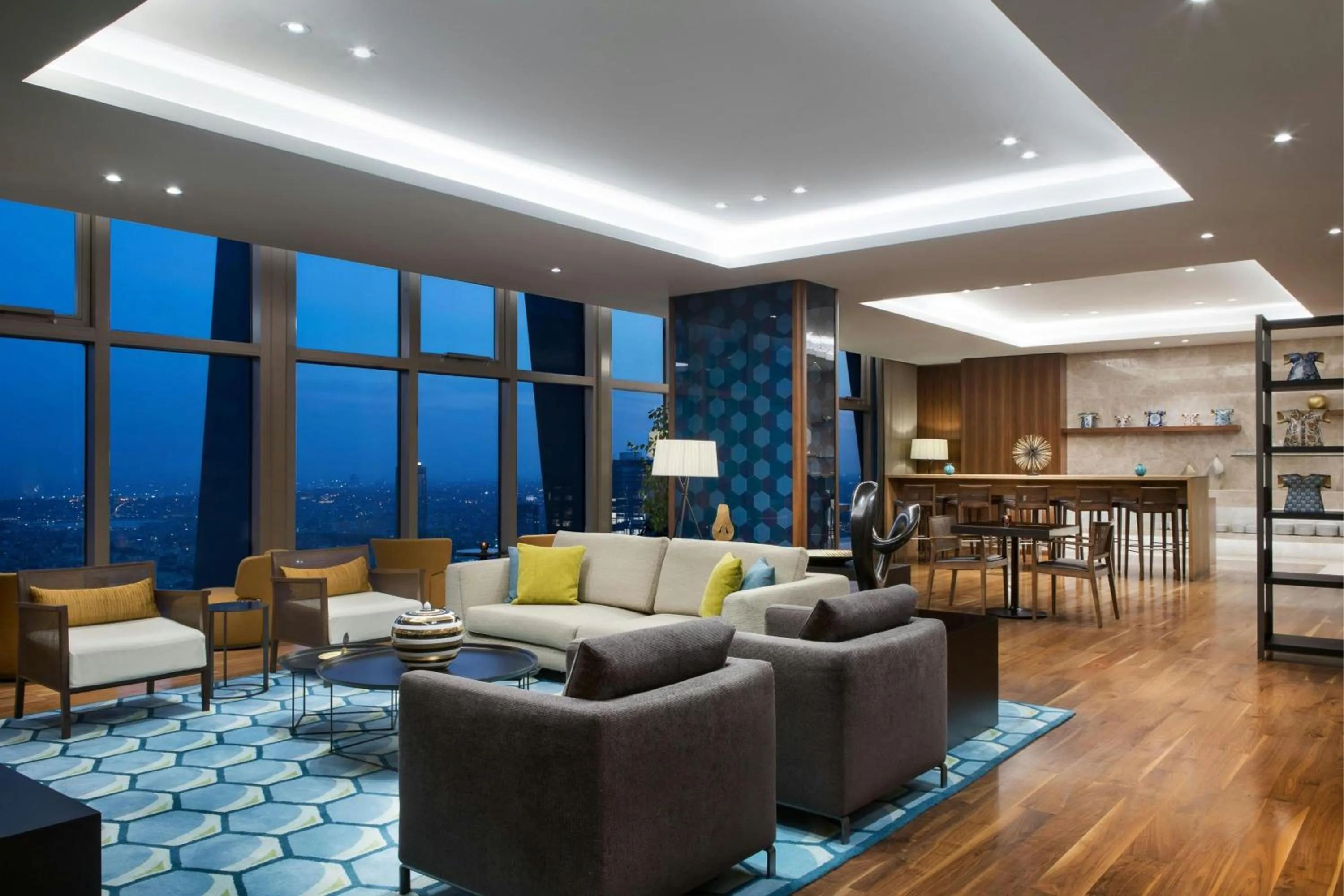 Lounge or bar in Istanbul Marriott Hotel Sisli