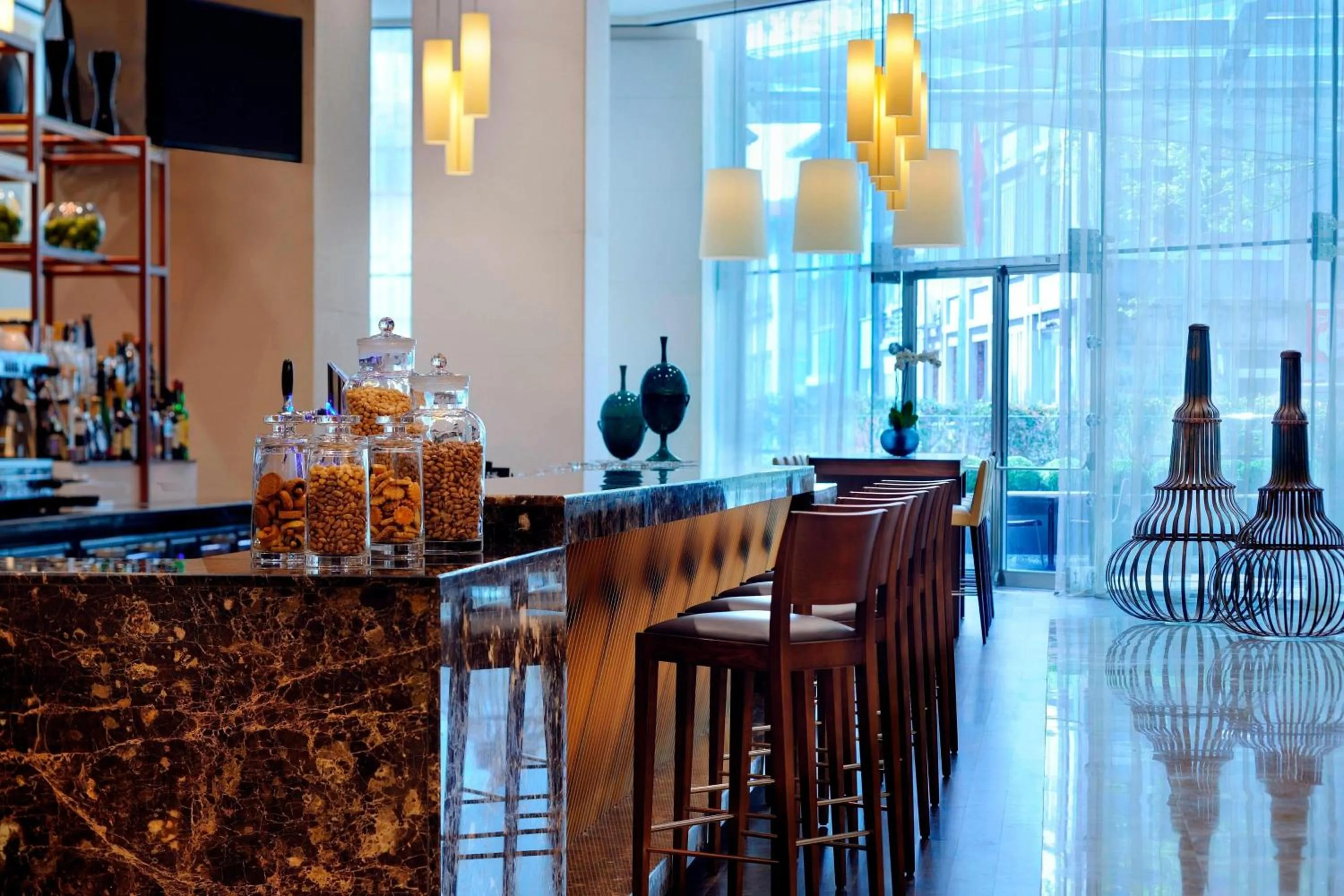 Lounge or bar in Istanbul Marriott Hotel Sisli