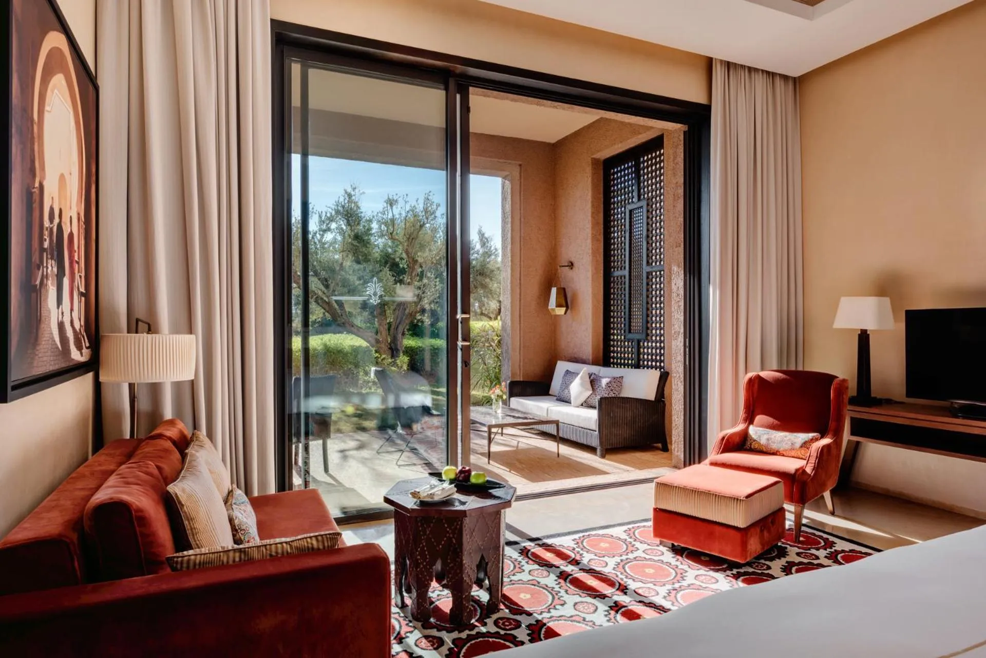 Garden view in Fairmont Royal Palm Marrakech