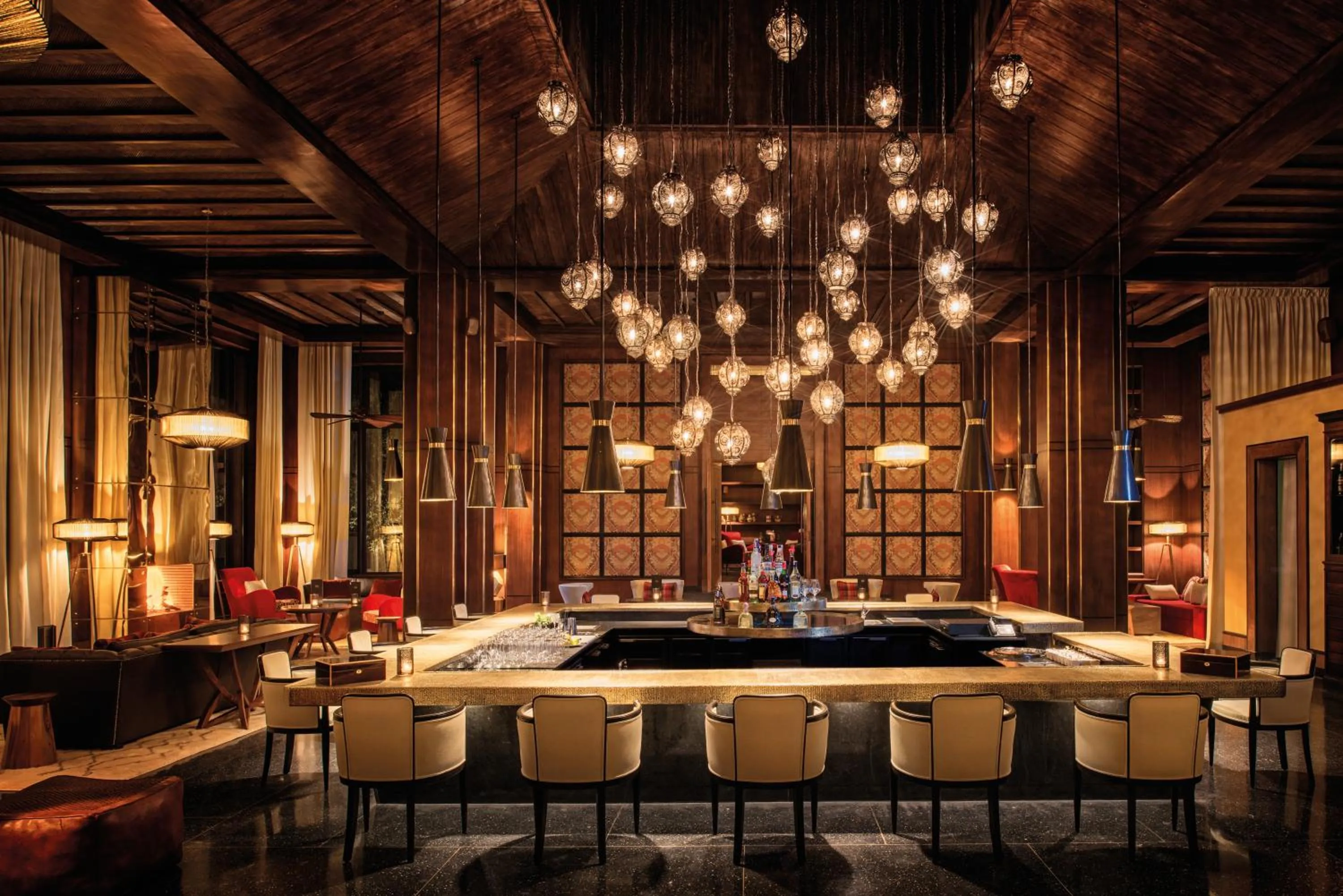Lounge or bar in Fairmont Royal Palm Marrakech