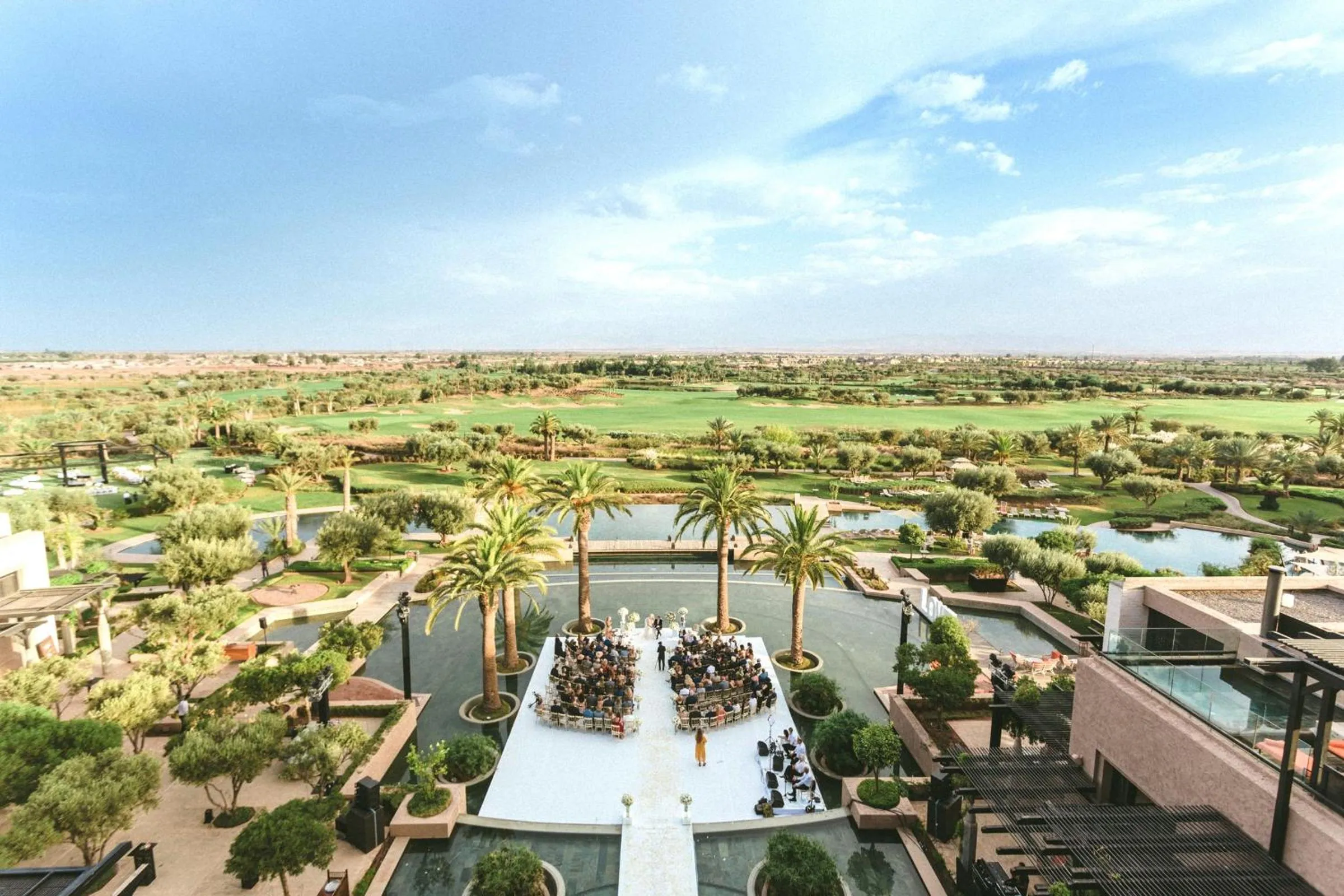 Bird's eye view in Fairmont Royal Palm Marrakech
