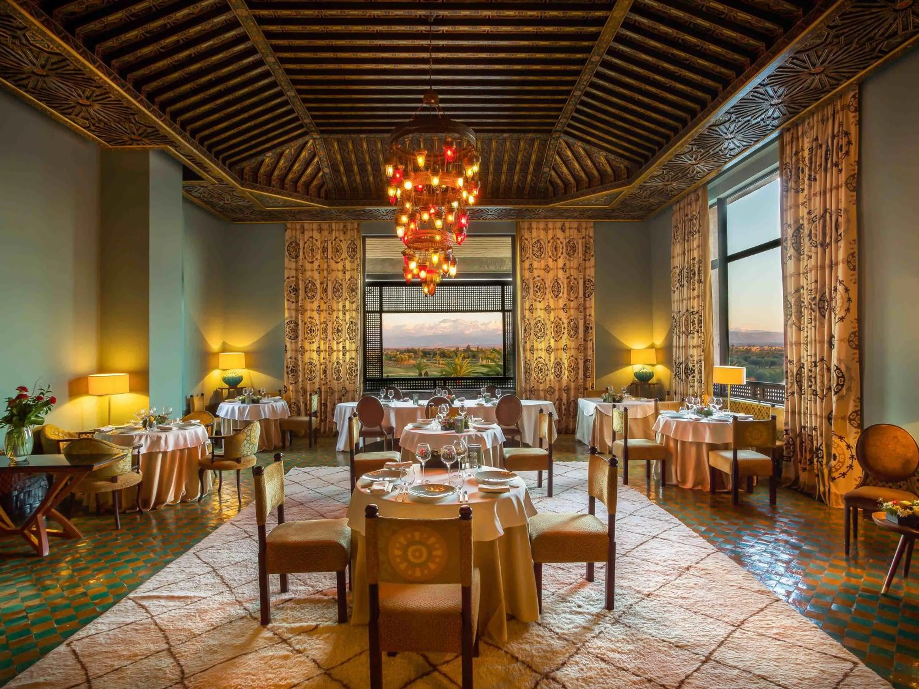 Restaurant/places to eat in Fairmont Royal Palm Marrakech