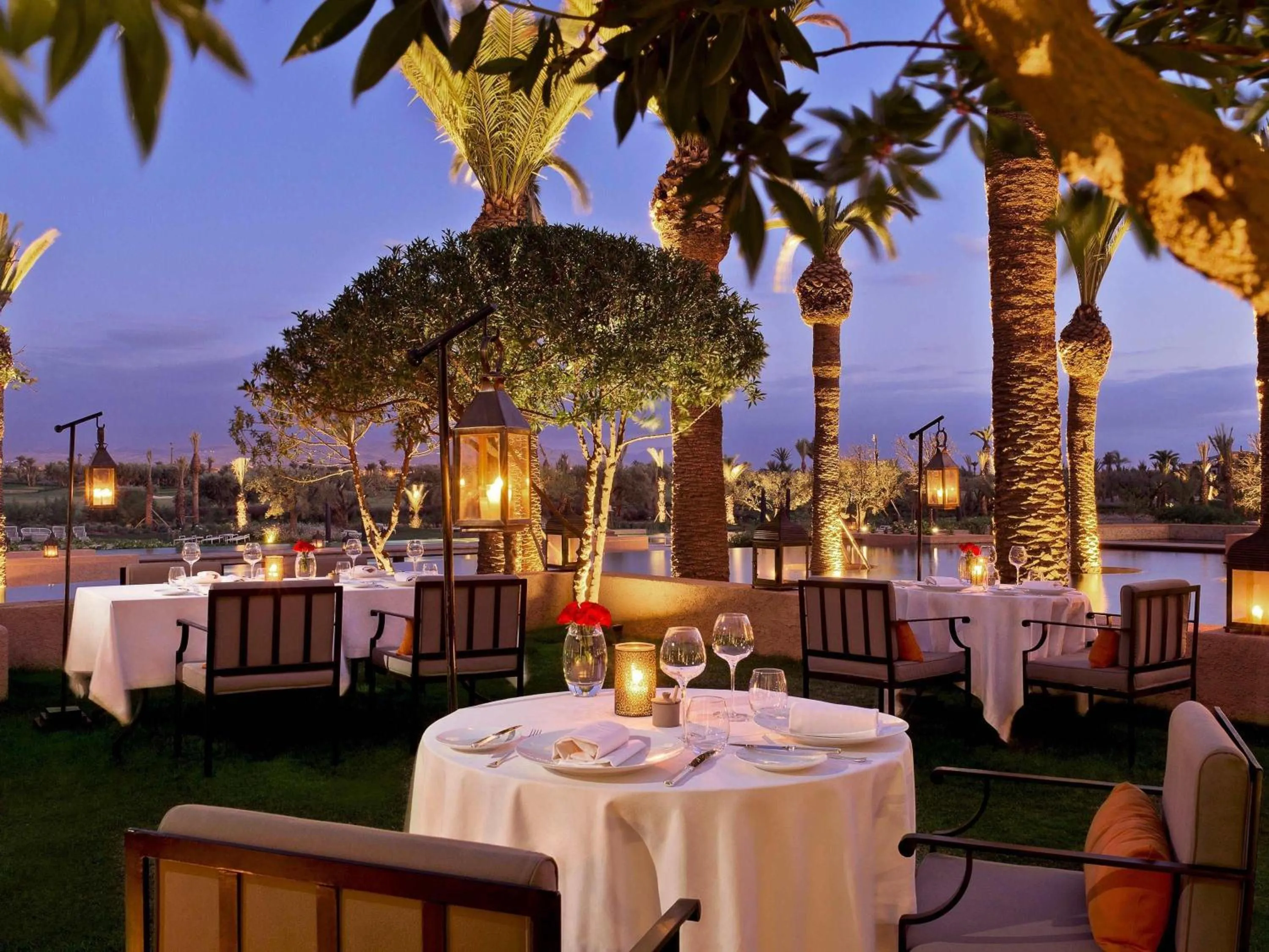 Restaurant/places to eat in Fairmont Royal Palm Marrakech