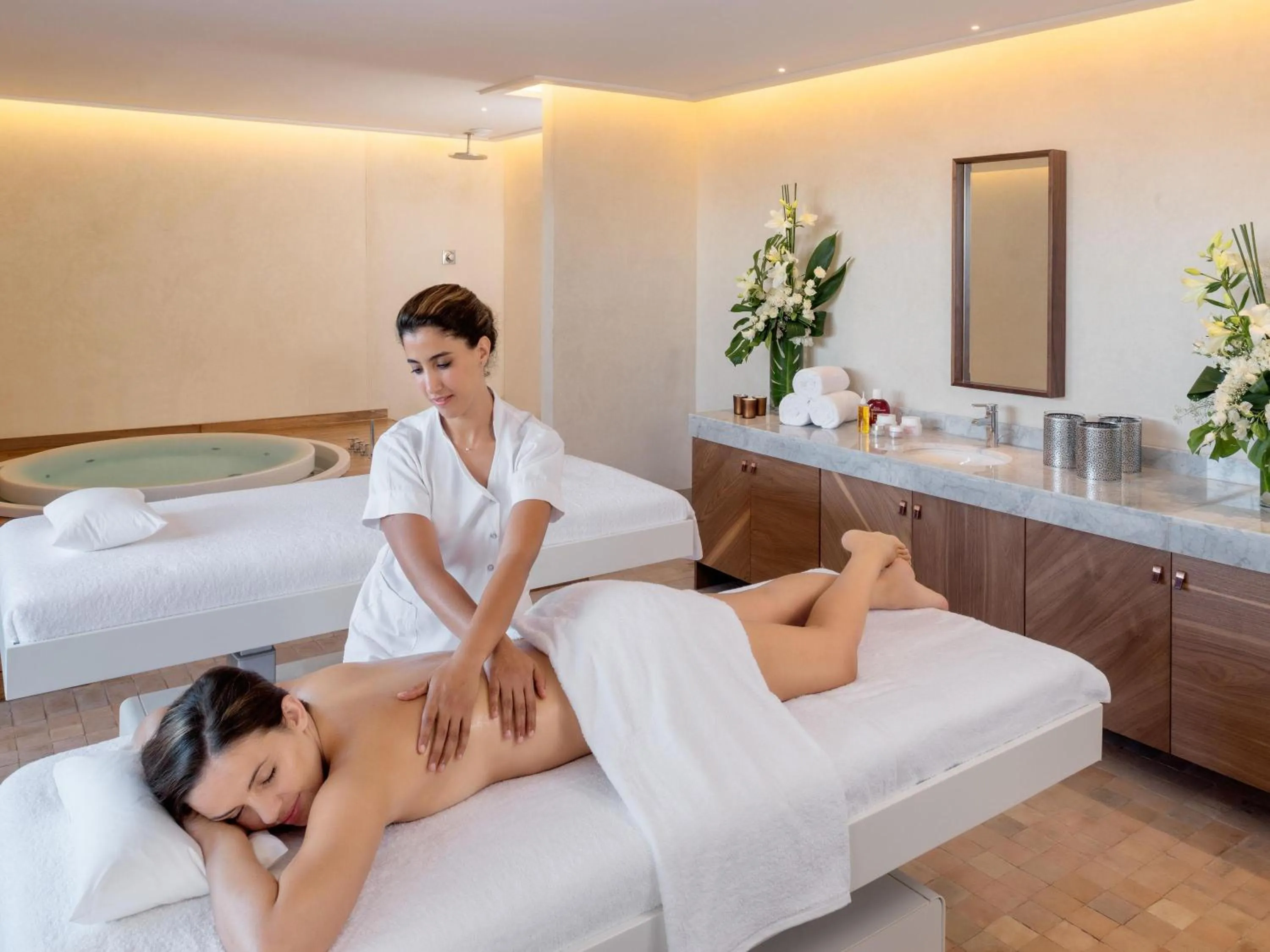 Spa and wellness centre/facilities, Bed in Fairmont Royal Palm Marrakech