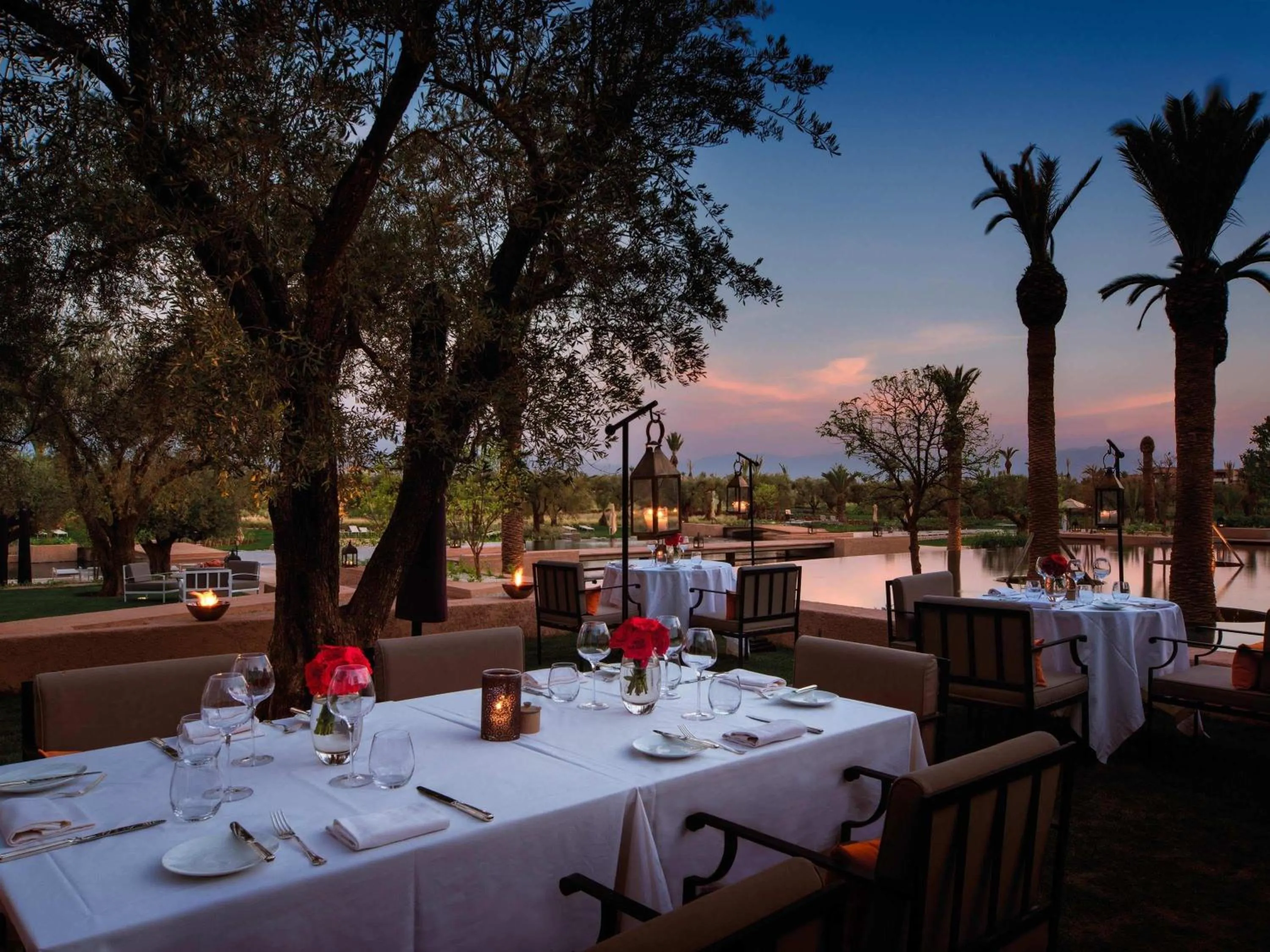 Restaurant/places to eat in Fairmont Royal Palm Marrakech