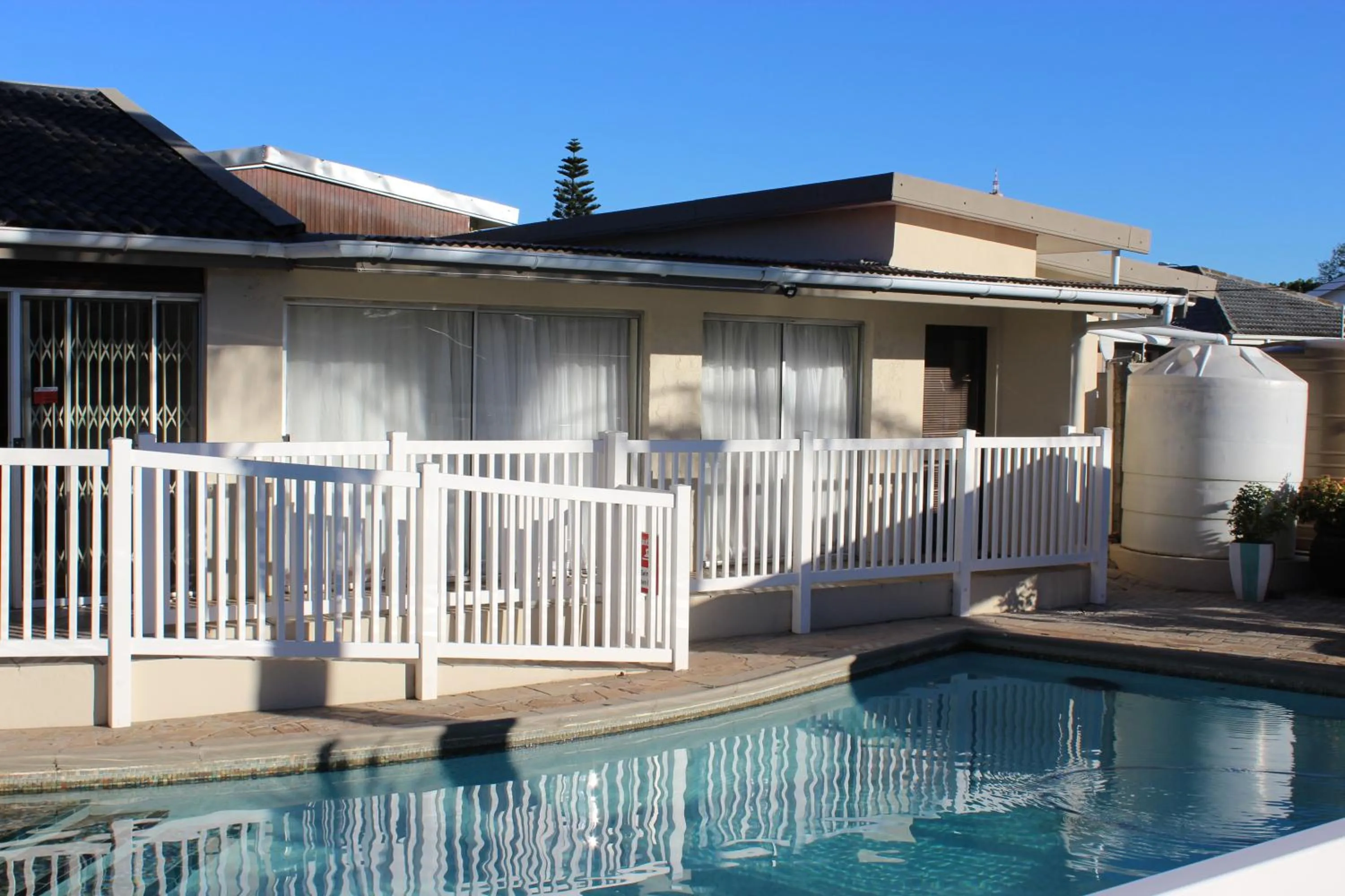 Pool view in Framesby Guesthouse