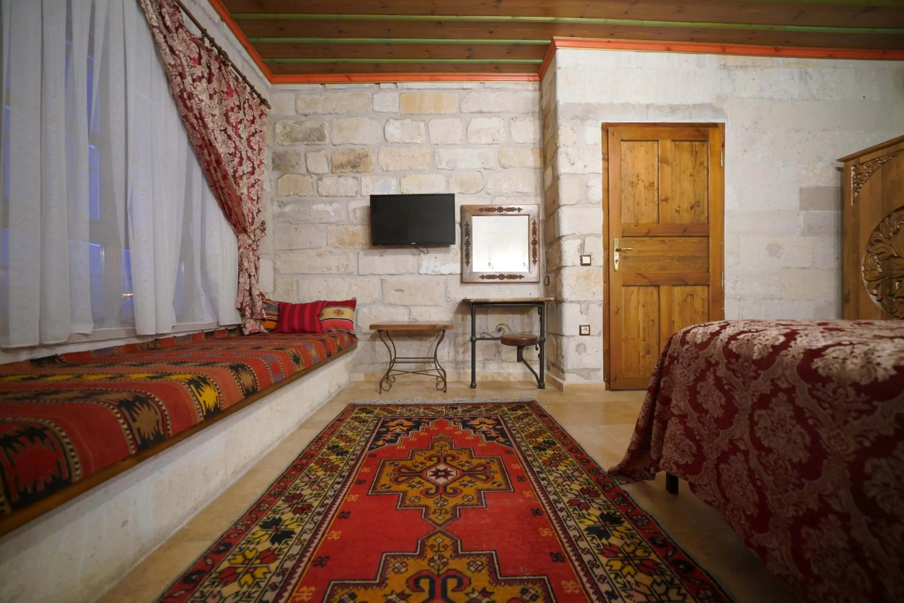 Bed in Kaya Konak Cave