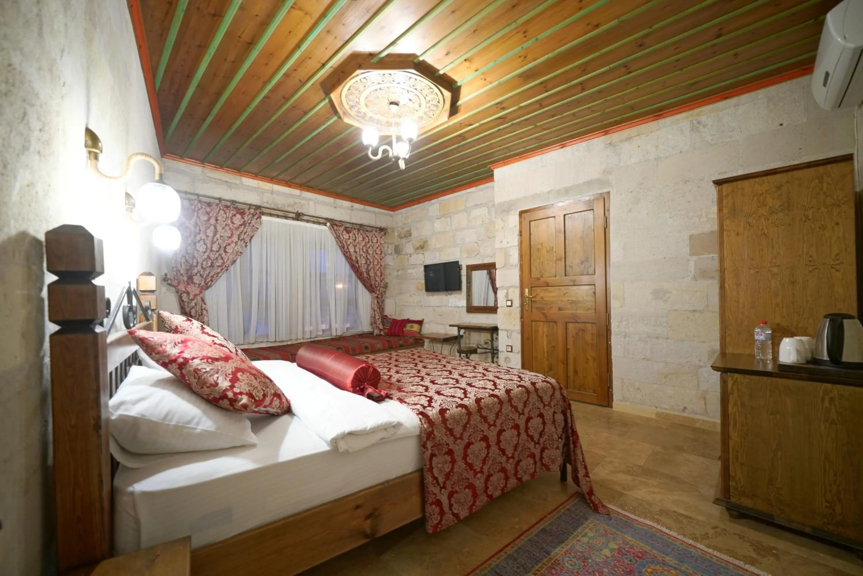 Bed in Kaya Konak Cave