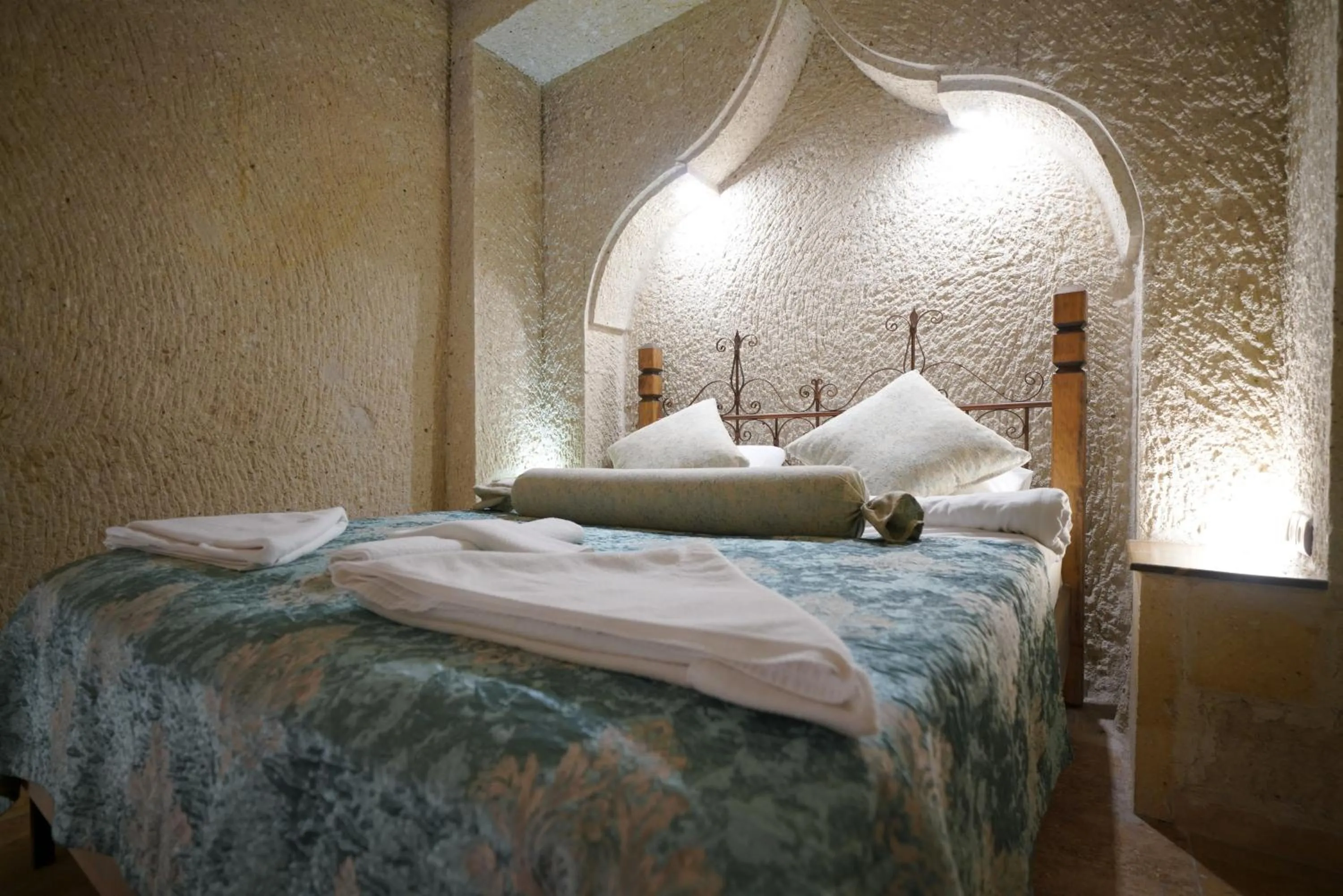 Bed in Kaya Konak Cave