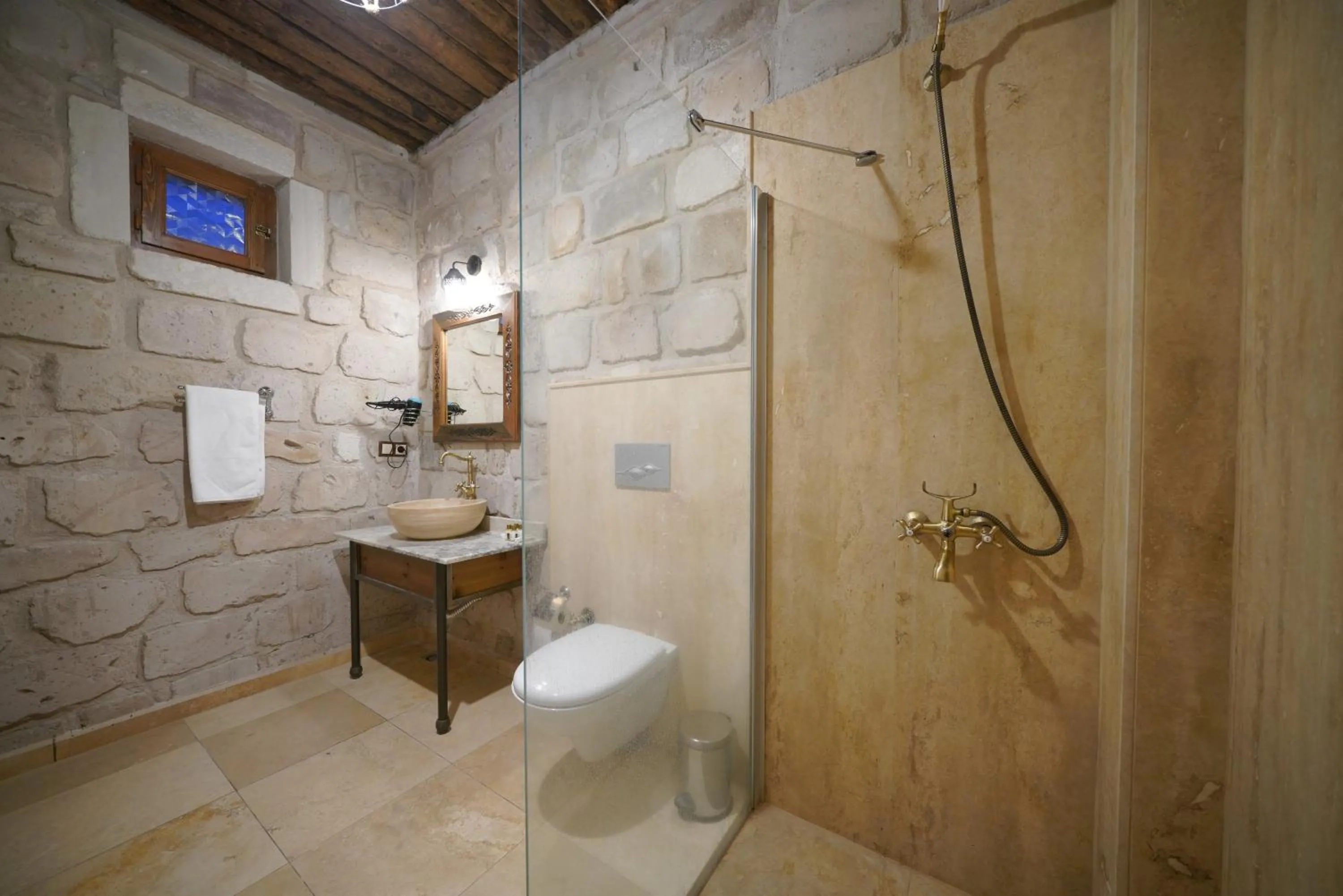Bathroom in Kaya Konak Cave