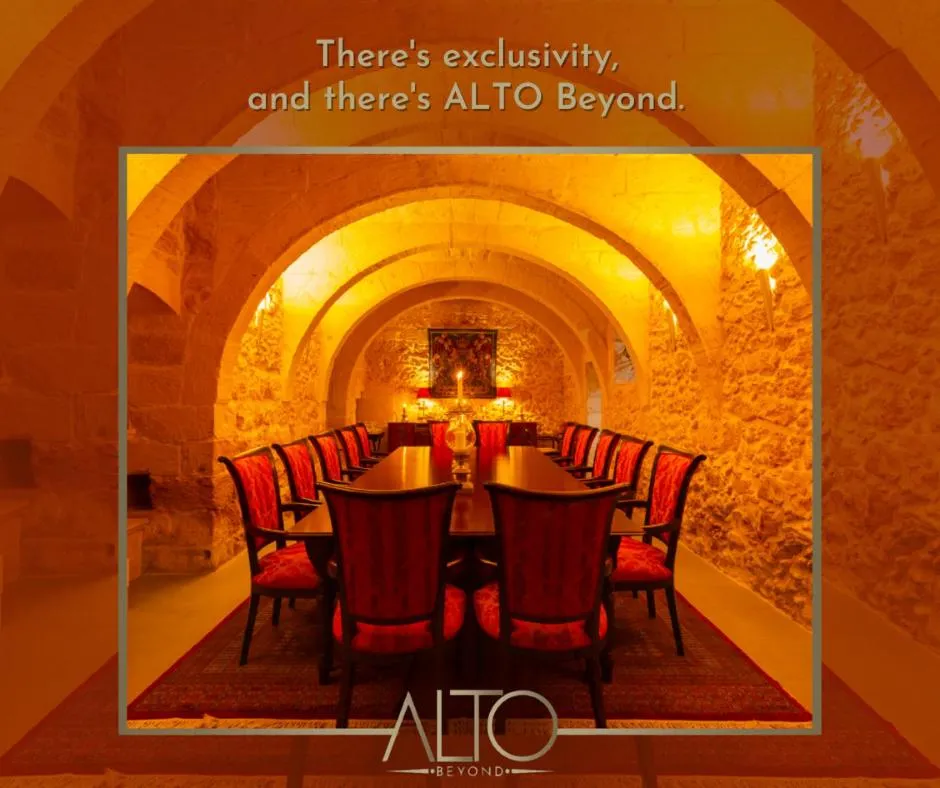 Dining area in ALTO Beyond