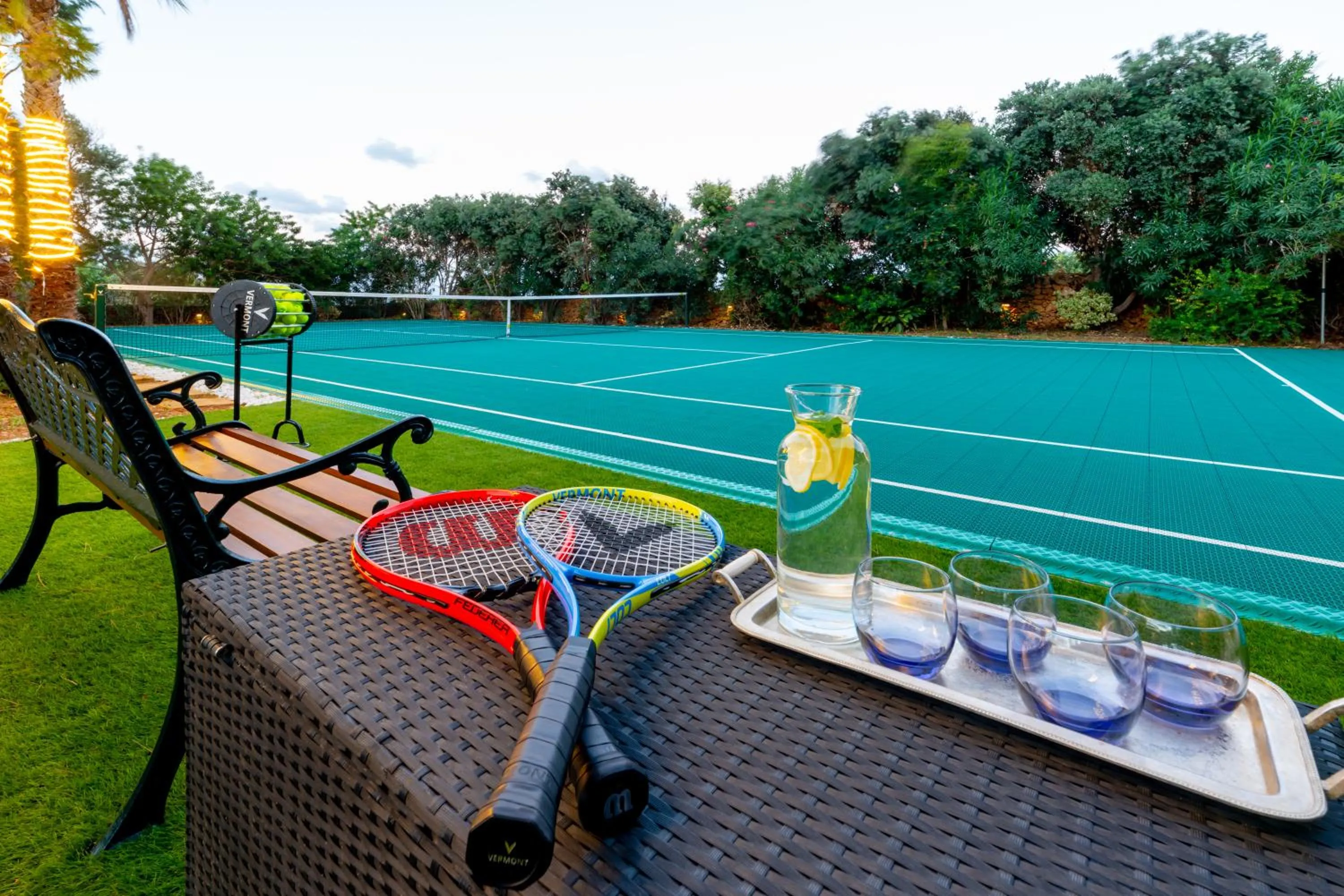Tennis court in ALTO Beyond