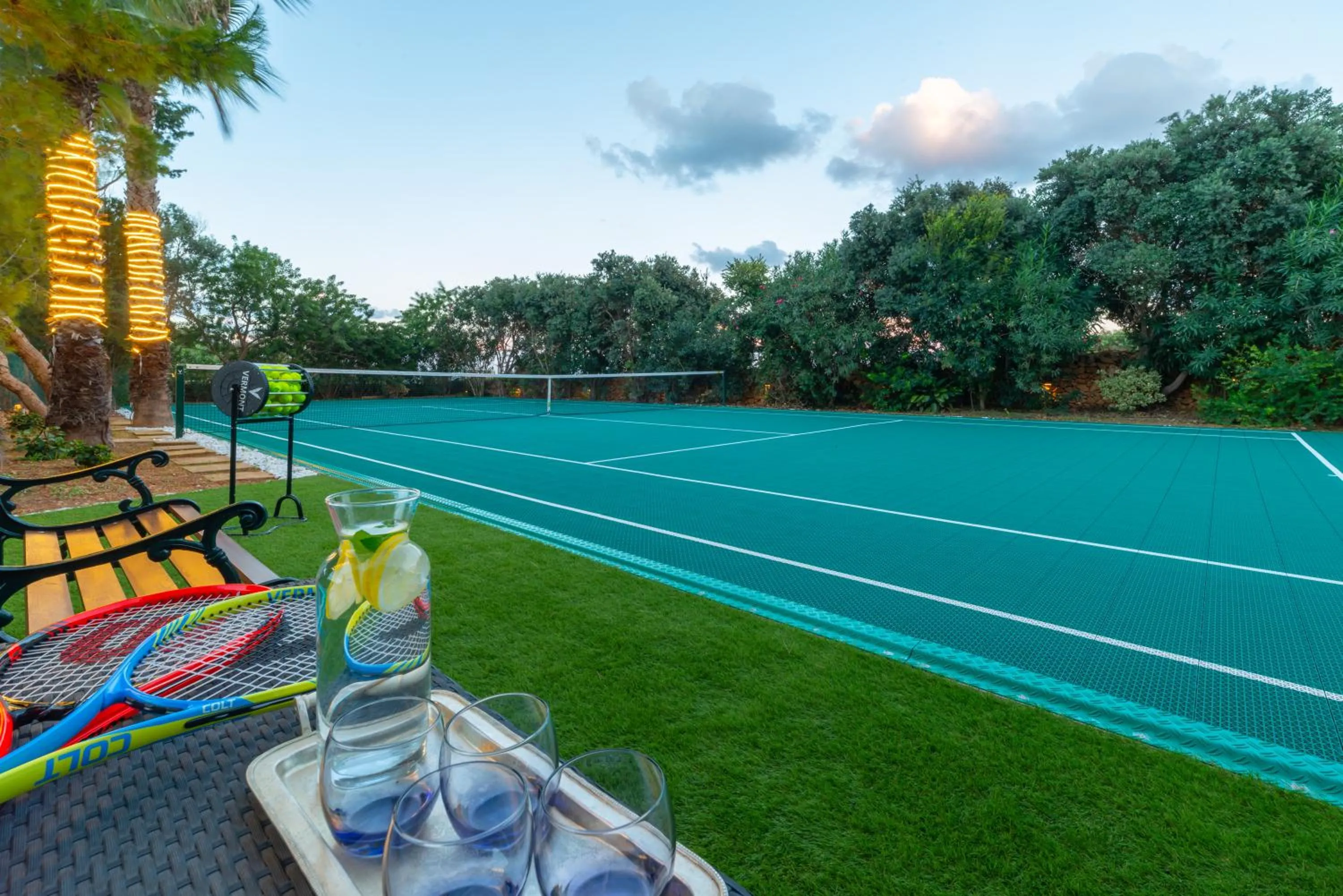 Tennis court in ALTO Beyond