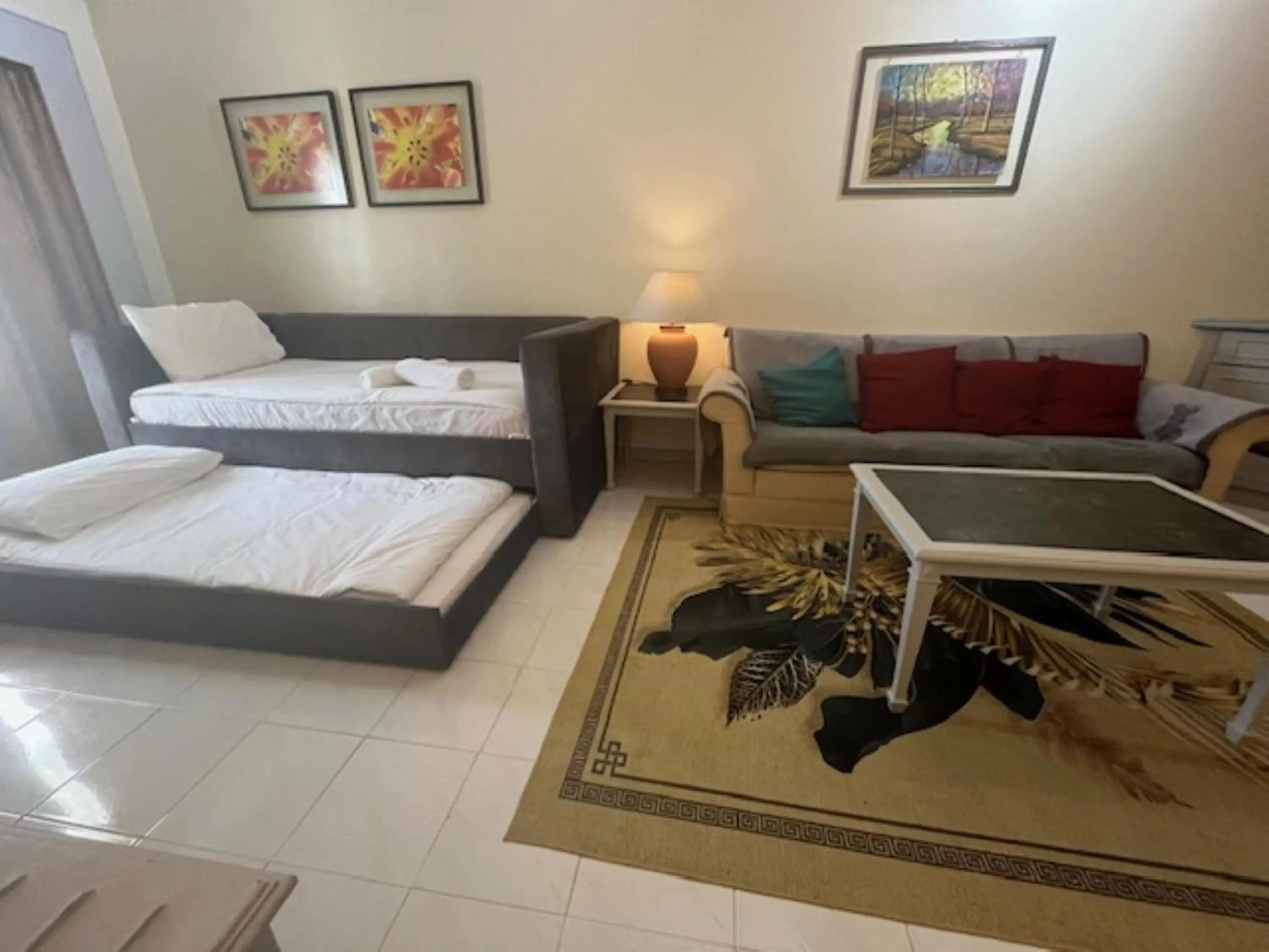 Living room, Bed in Paradise by the Sea in Penang by Veron at Rainbow Paradise