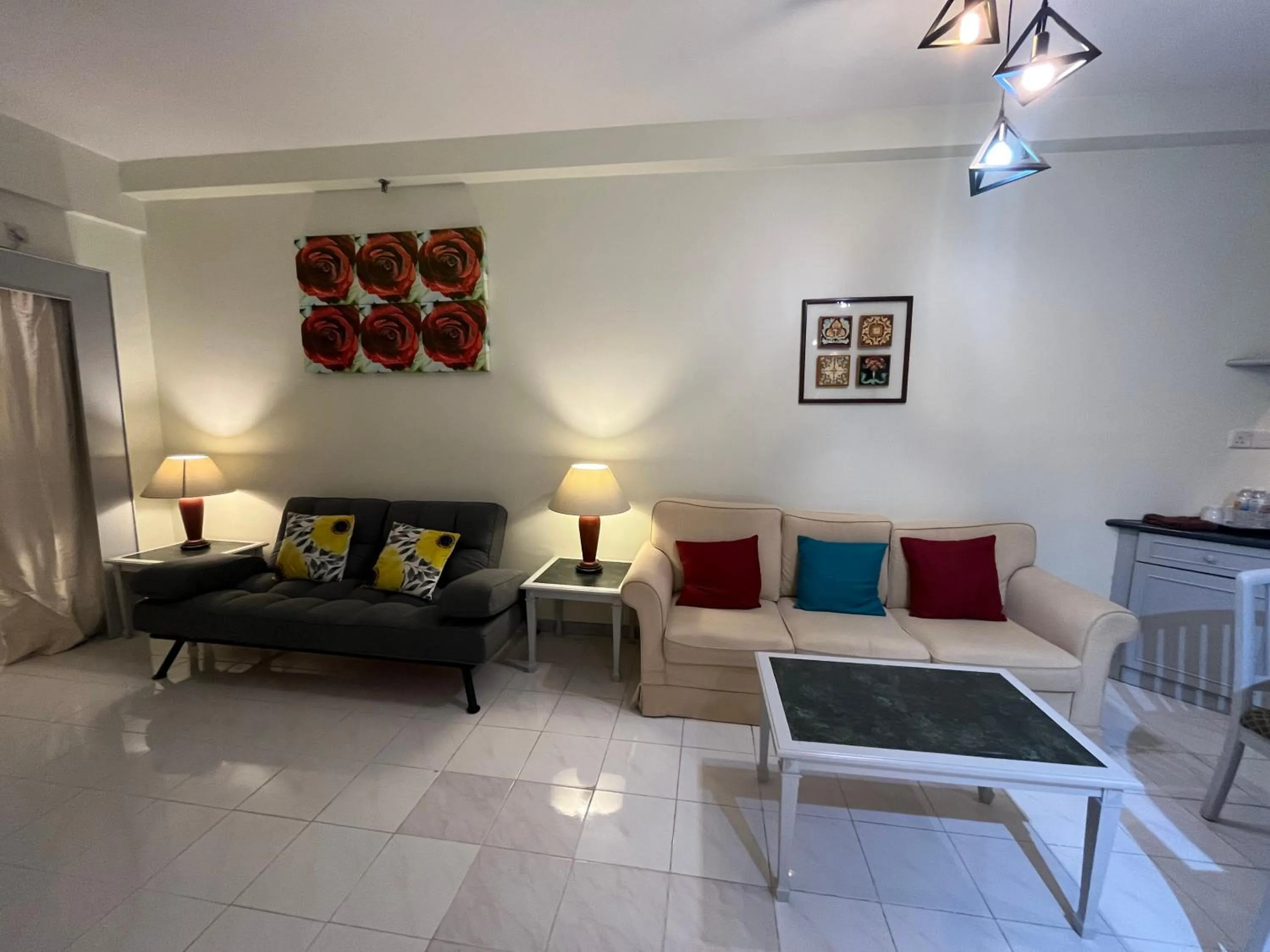 Living room in Paradise by the Sea in Penang by Veron at Rainbow Paradise