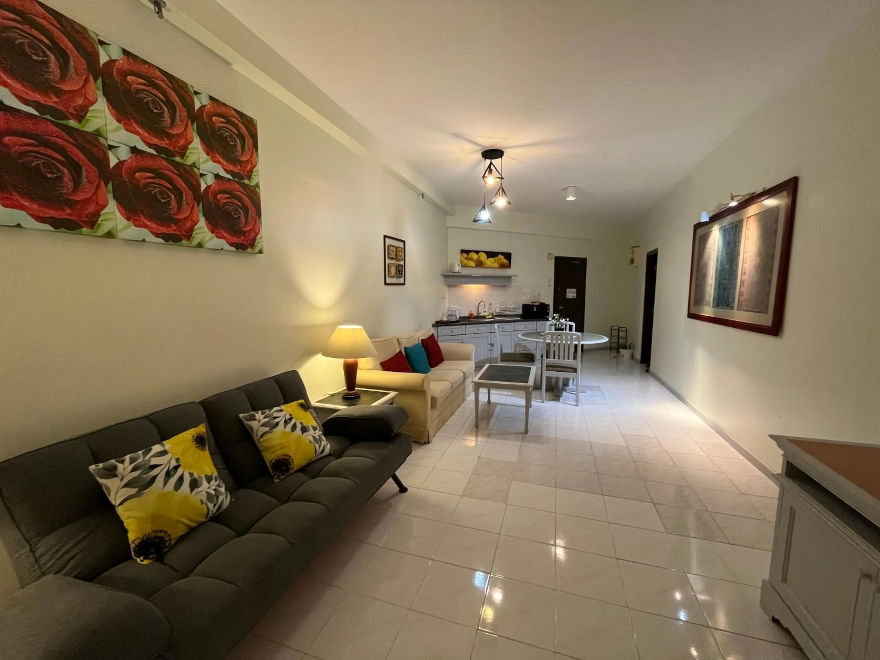 Kitchen or kitchenette in Paradise by the Sea in Penang by Veron at Rainbow Paradise