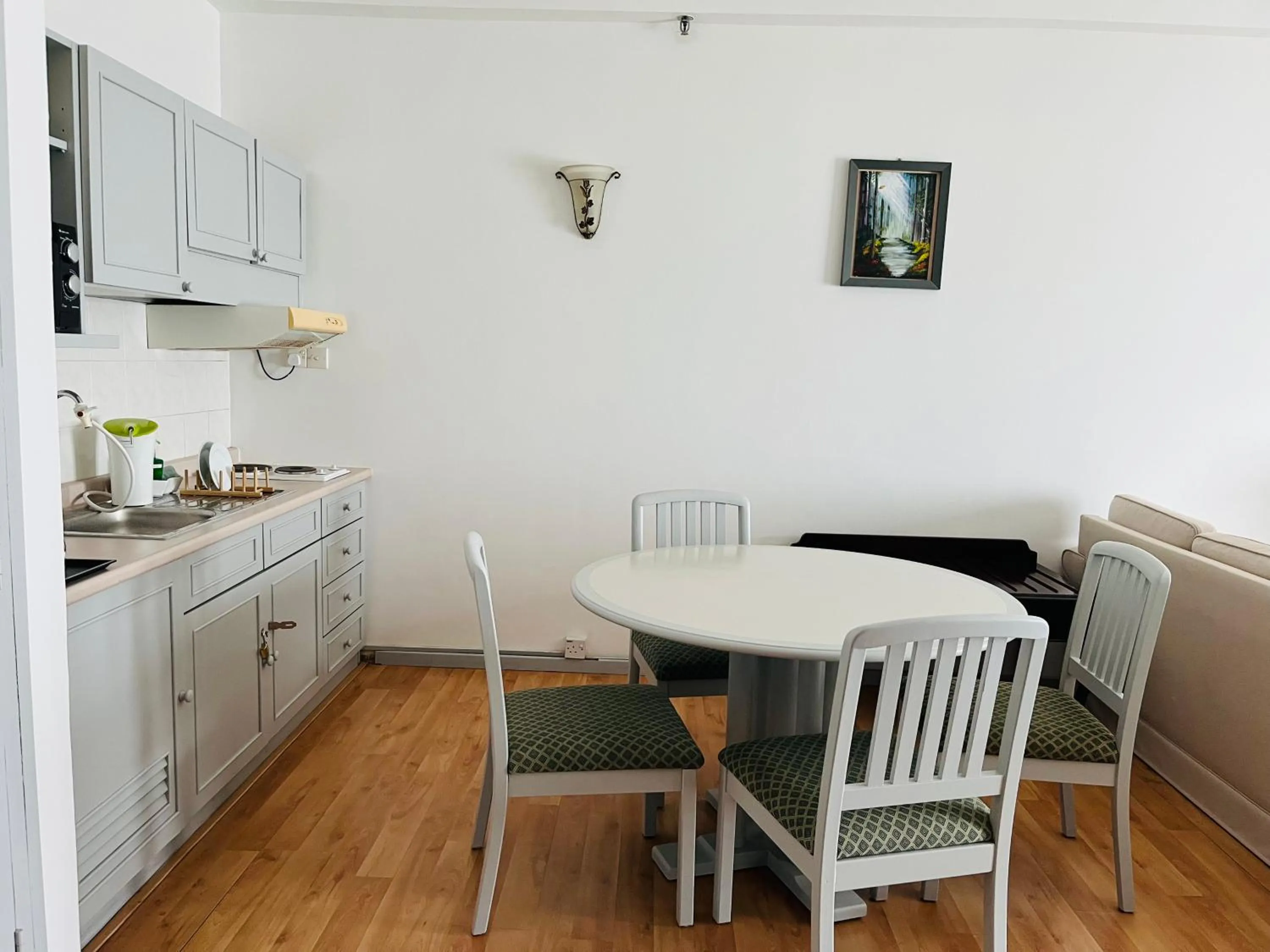 Kitchen or kitchenette in Paradise by the Sea in Penang by Veron at Rainbow Paradise