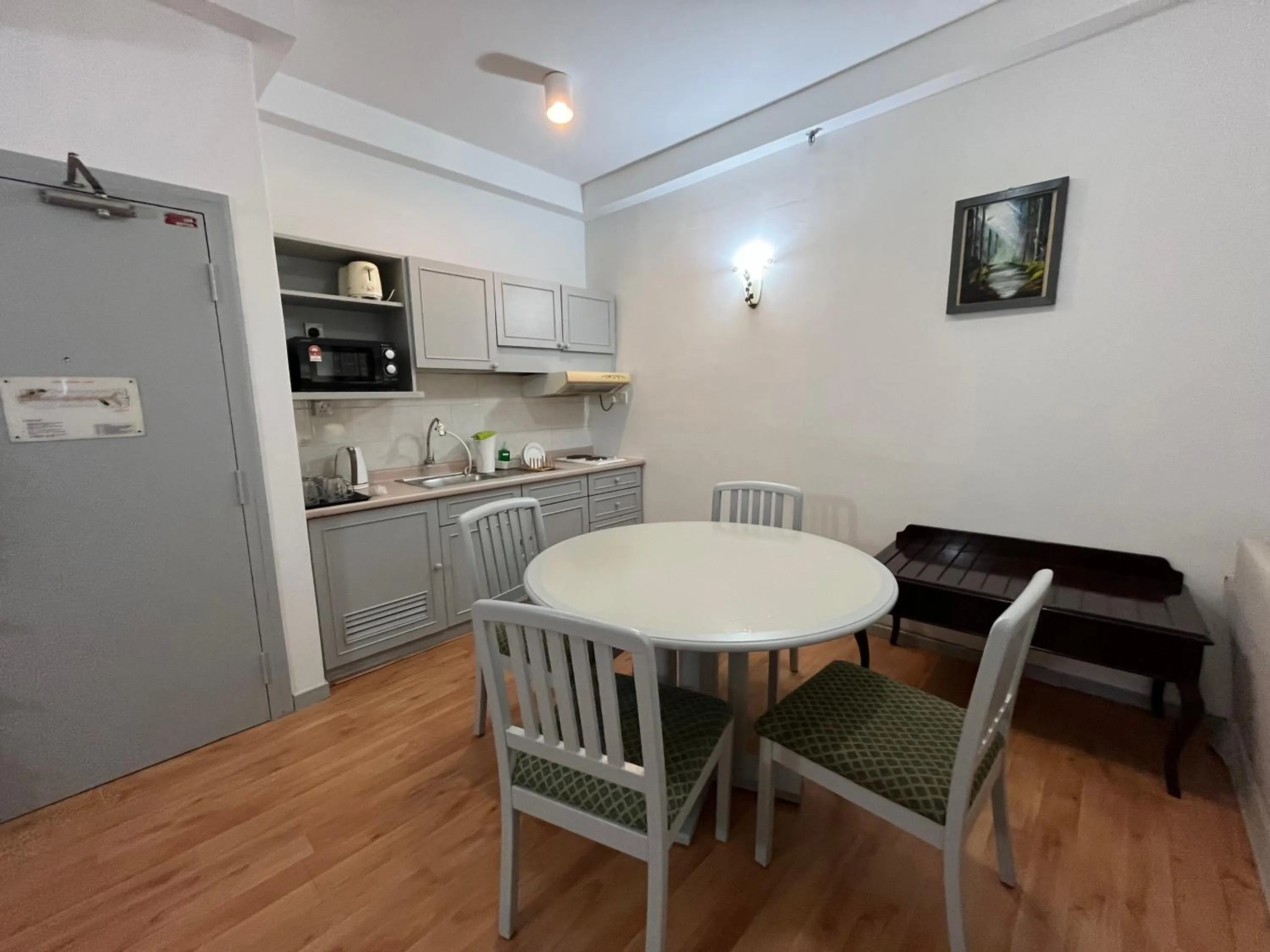 Kitchen or kitchenette in Paradise by the Sea in Penang by Veron at Rainbow Paradise