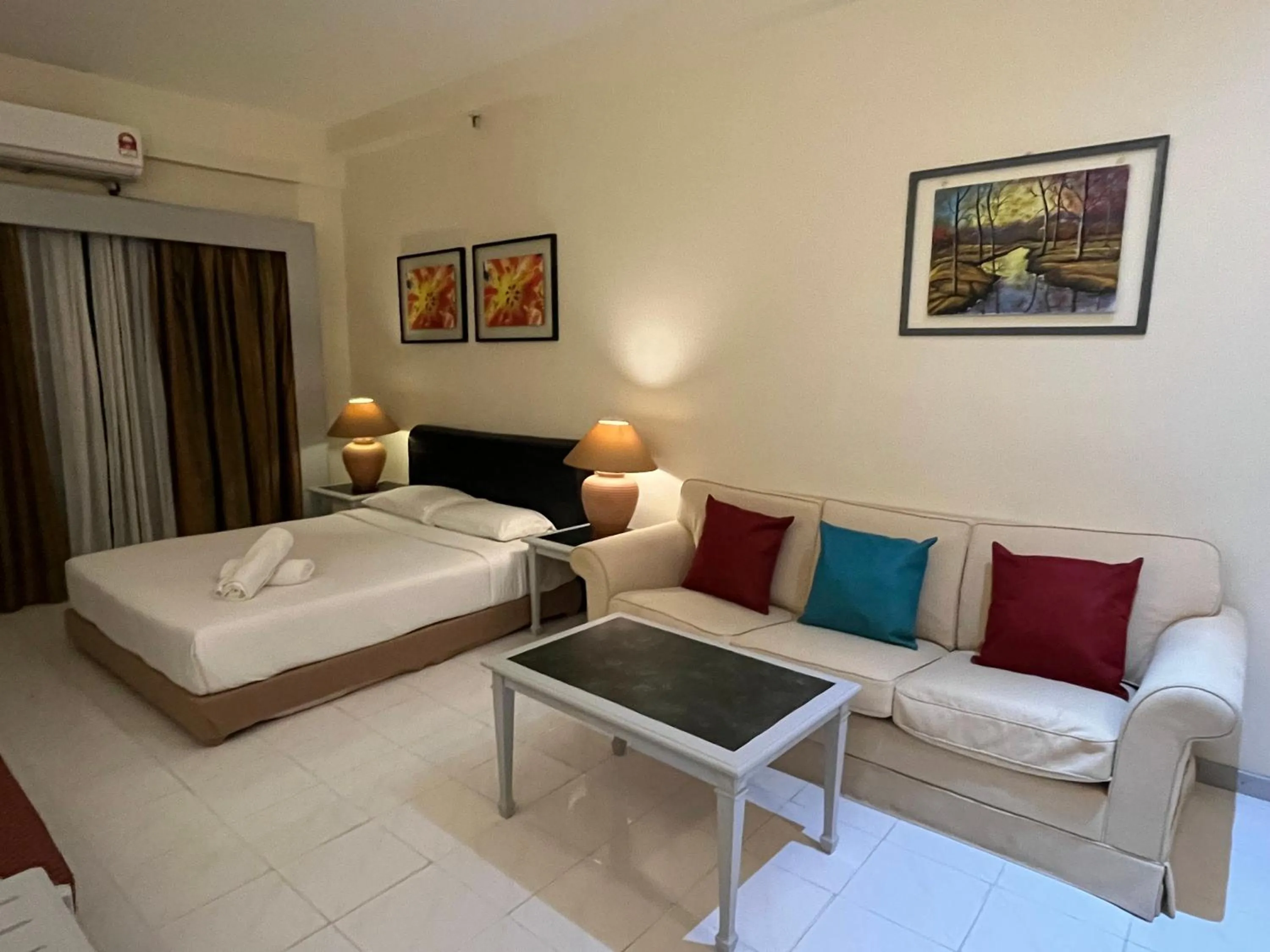 Bed in Paradise by the Sea in Penang by Veron at Rainbow Paradise