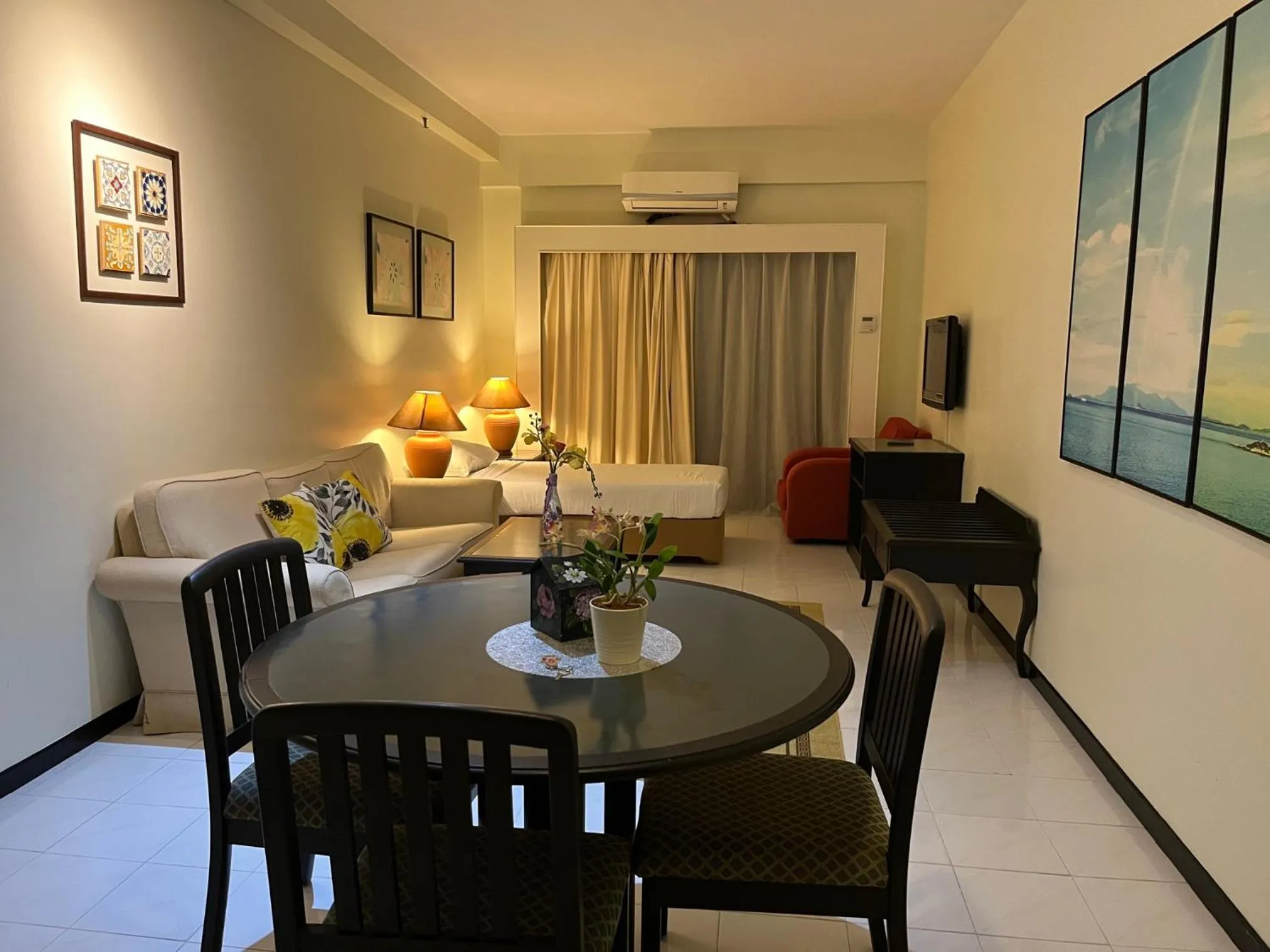 Living room in Paradise by the Sea in Penang by Veron at Rainbow Paradise